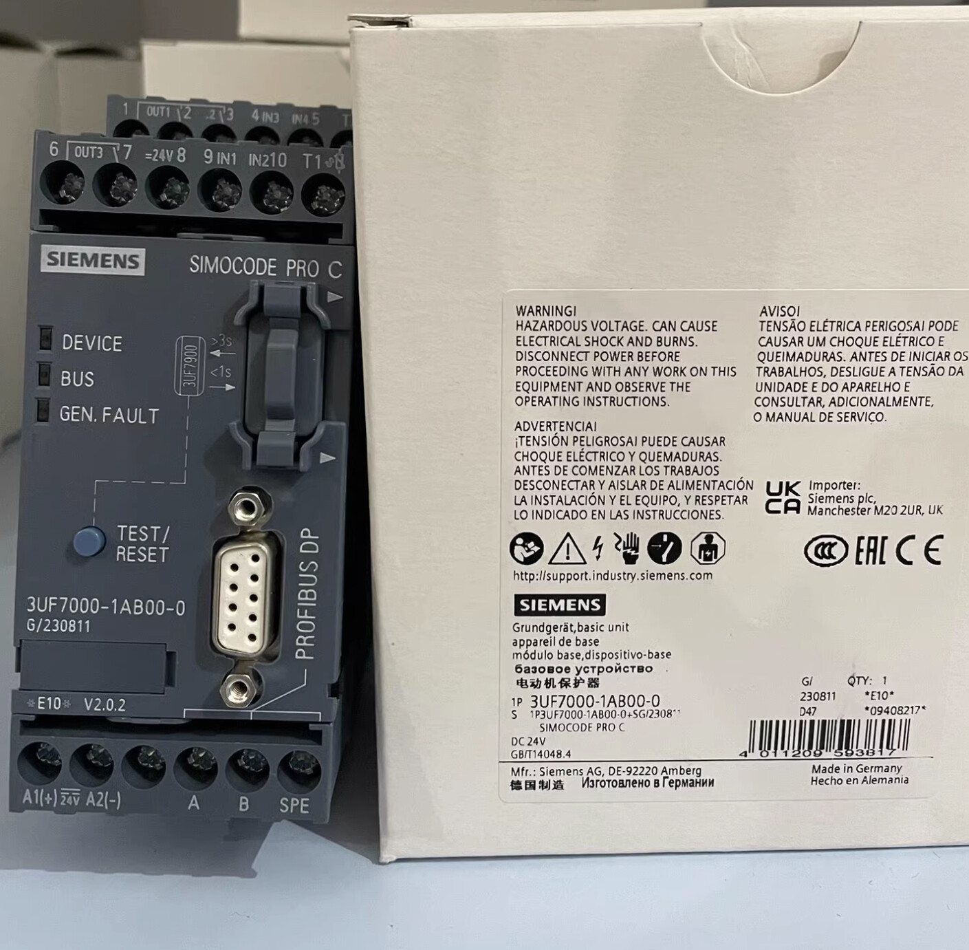 SIEMENS Module Controller Device Management 3UF7000-1AB00-0