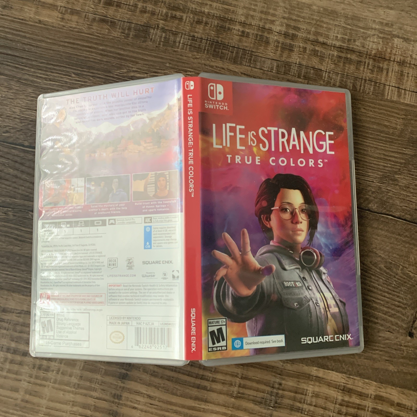 Empty Replacement Case ONLY! Life Is Strange : True Colors Nintendo Switch