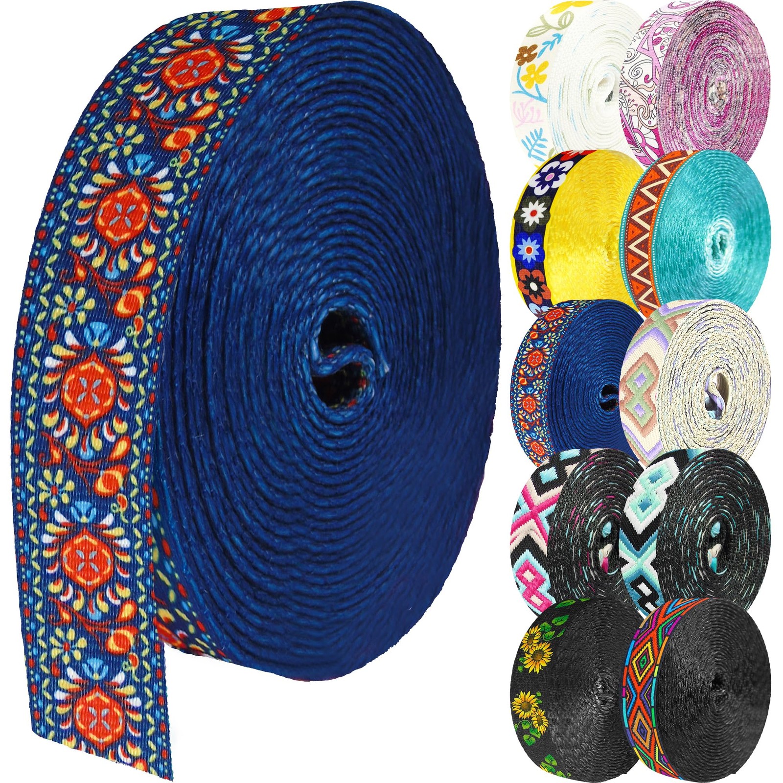 1.5 inch Patterned Nylon Webbing Belt Webbing Straps Purse Straps Backpack St
