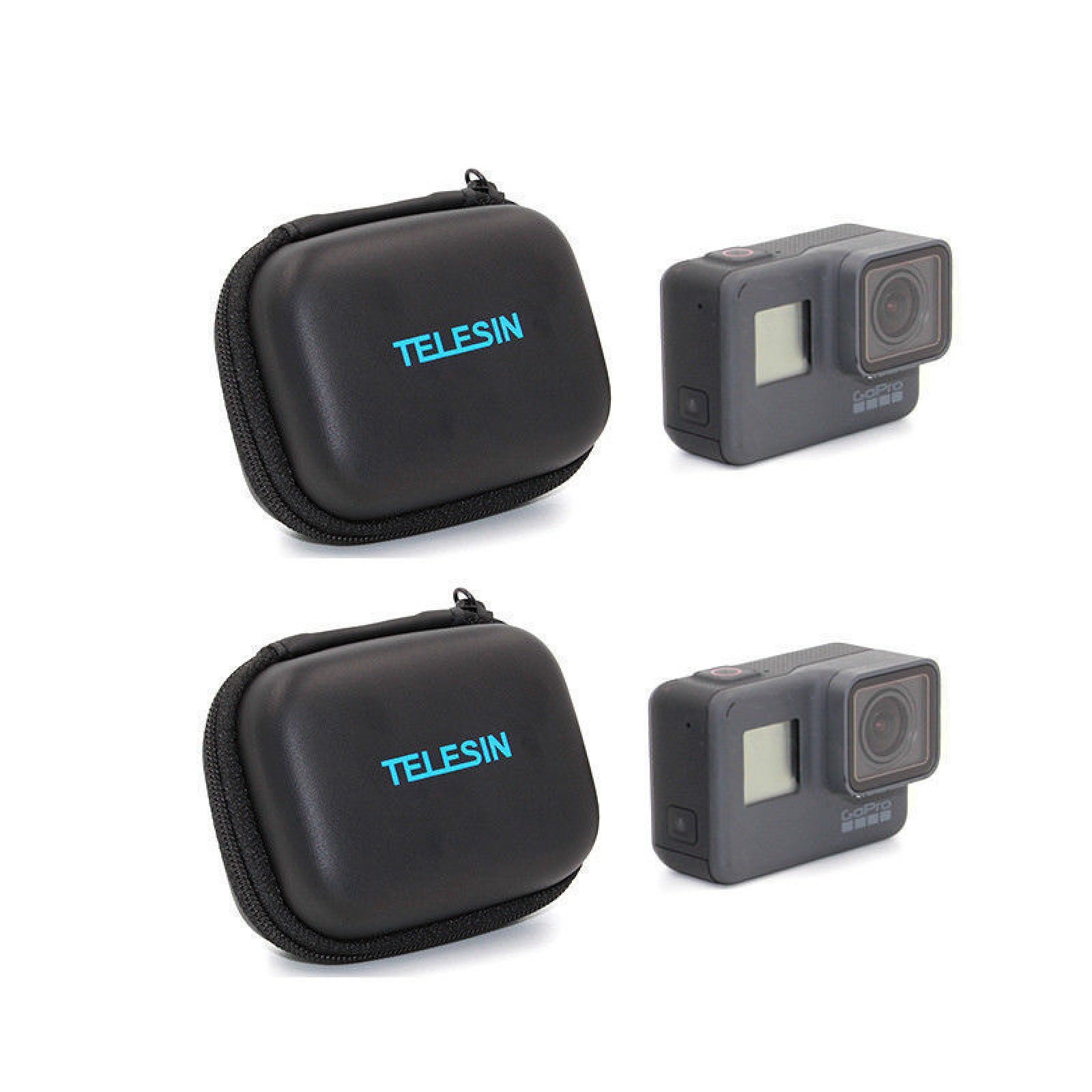 Mini Storage Carry Pouch Case Bag Box Travel Organizer For Gopro Hero 6/5/4/3+