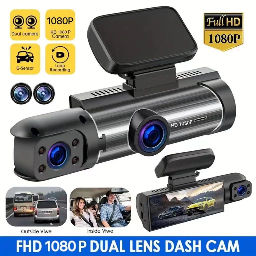 Driving Recorder Cars S Cam Front+Rear Dashcam 1080p Wireless Night New