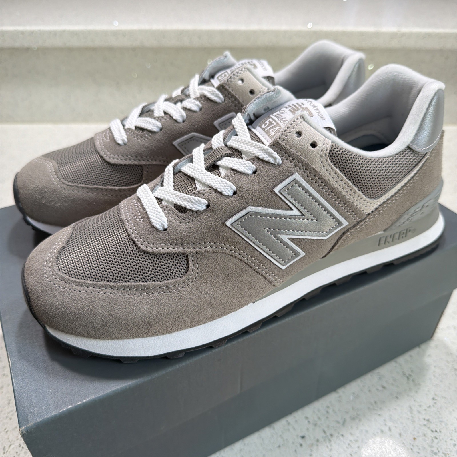 New Balance 574 'Grey White' ML574EVG NEW