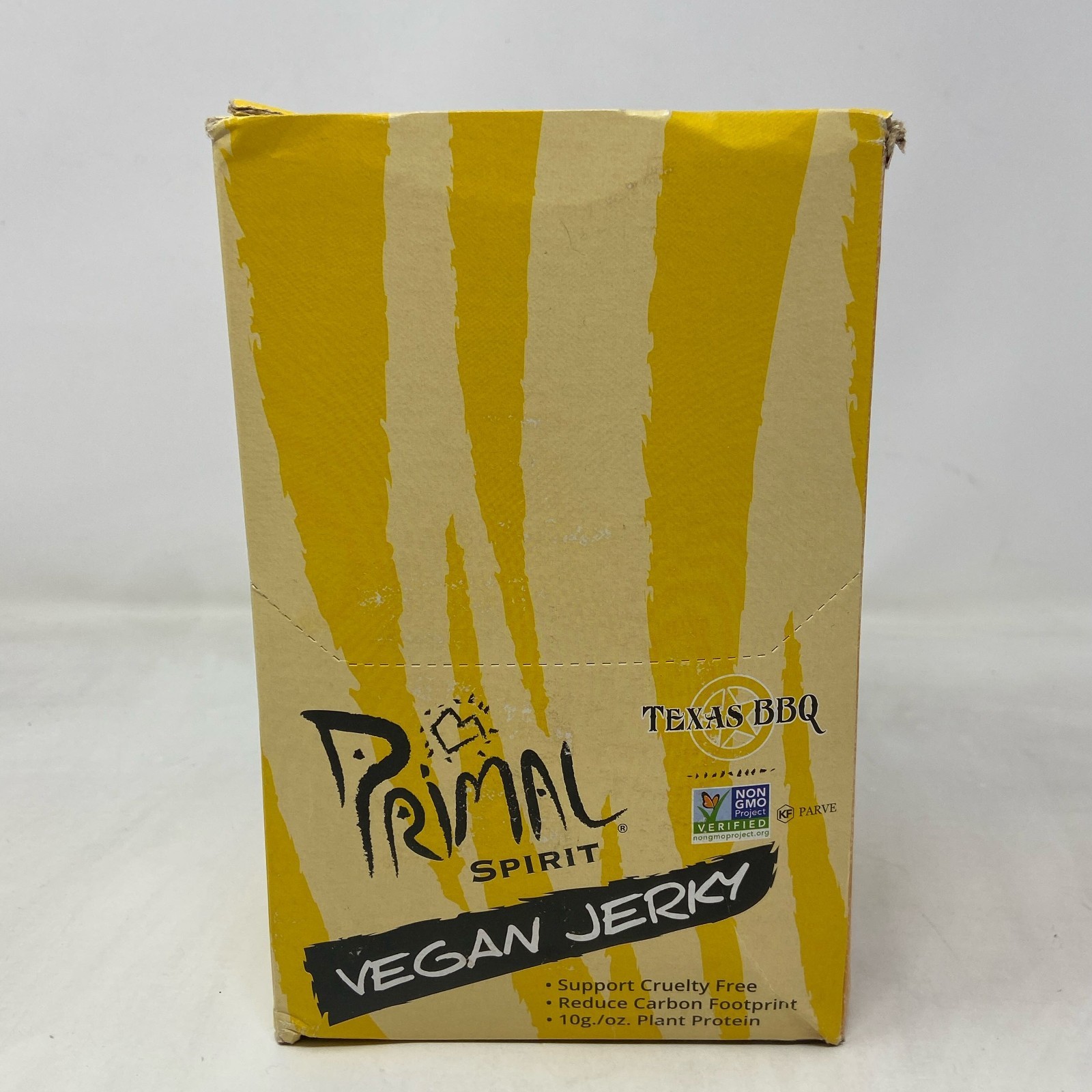 Primal Spirit Texas BBQ Vegan Jerky 24-Pack 1oz strips