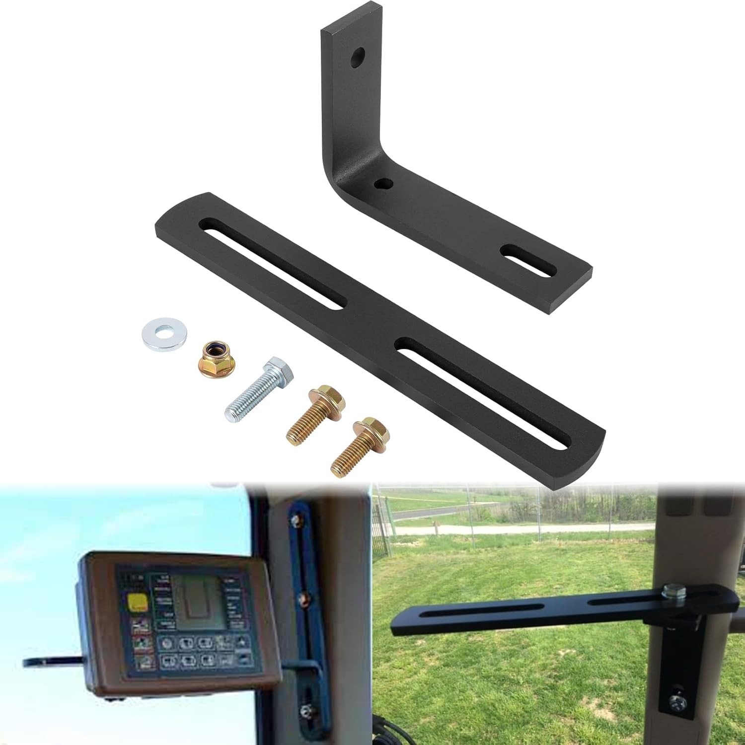 Versatile Monitor Mounting Bracket for Enhanced Tractor Display Functionality