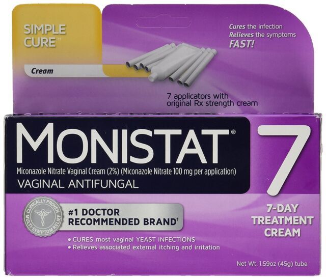 Monistat 7 Yeast Infection Treatment - Sealed Exp 6/2026