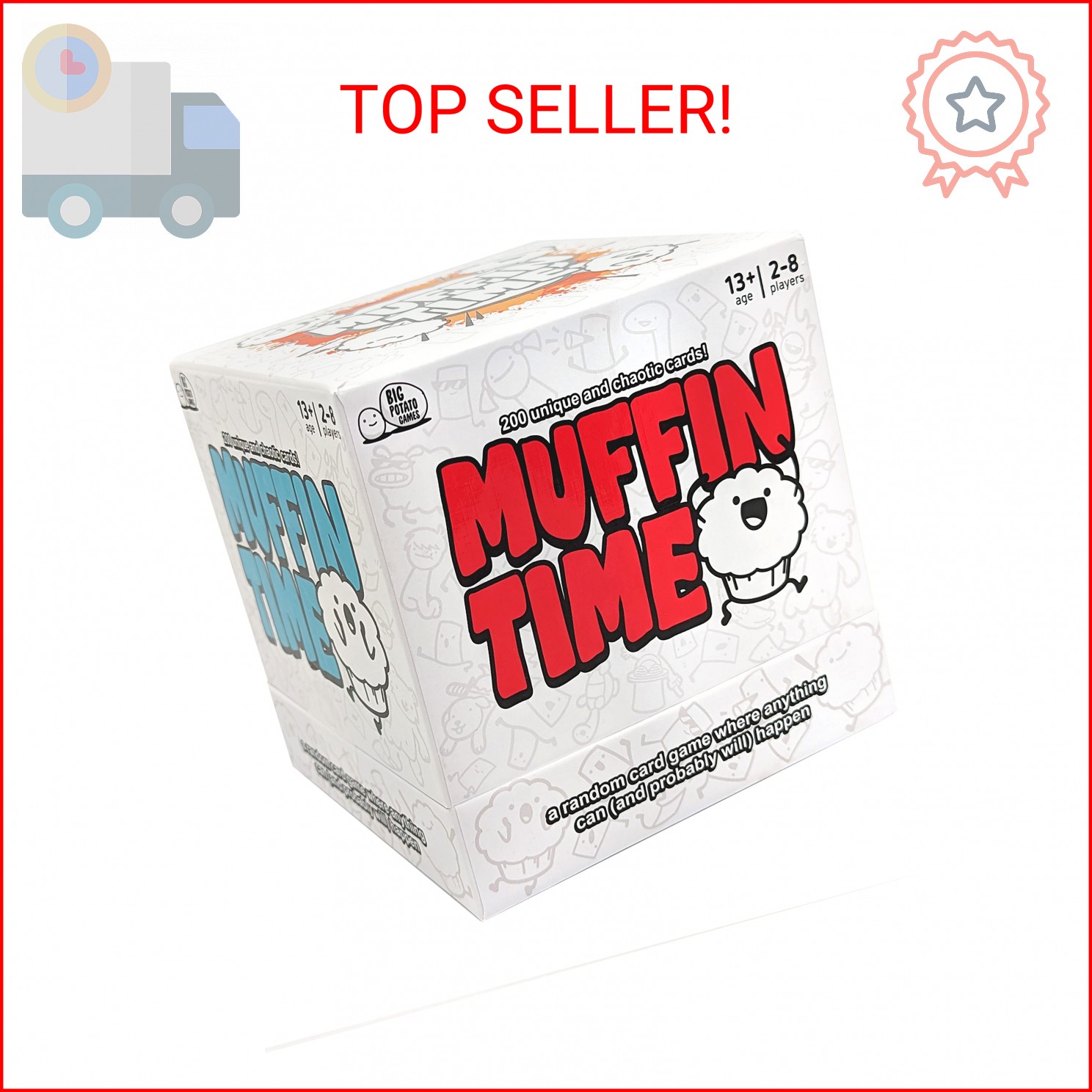 Muffin Time: A Very Random Card Game | Includes Expansion Packs