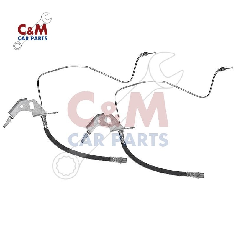 Rear Brake Hose Pair Fits Opel Astra 1998-2014