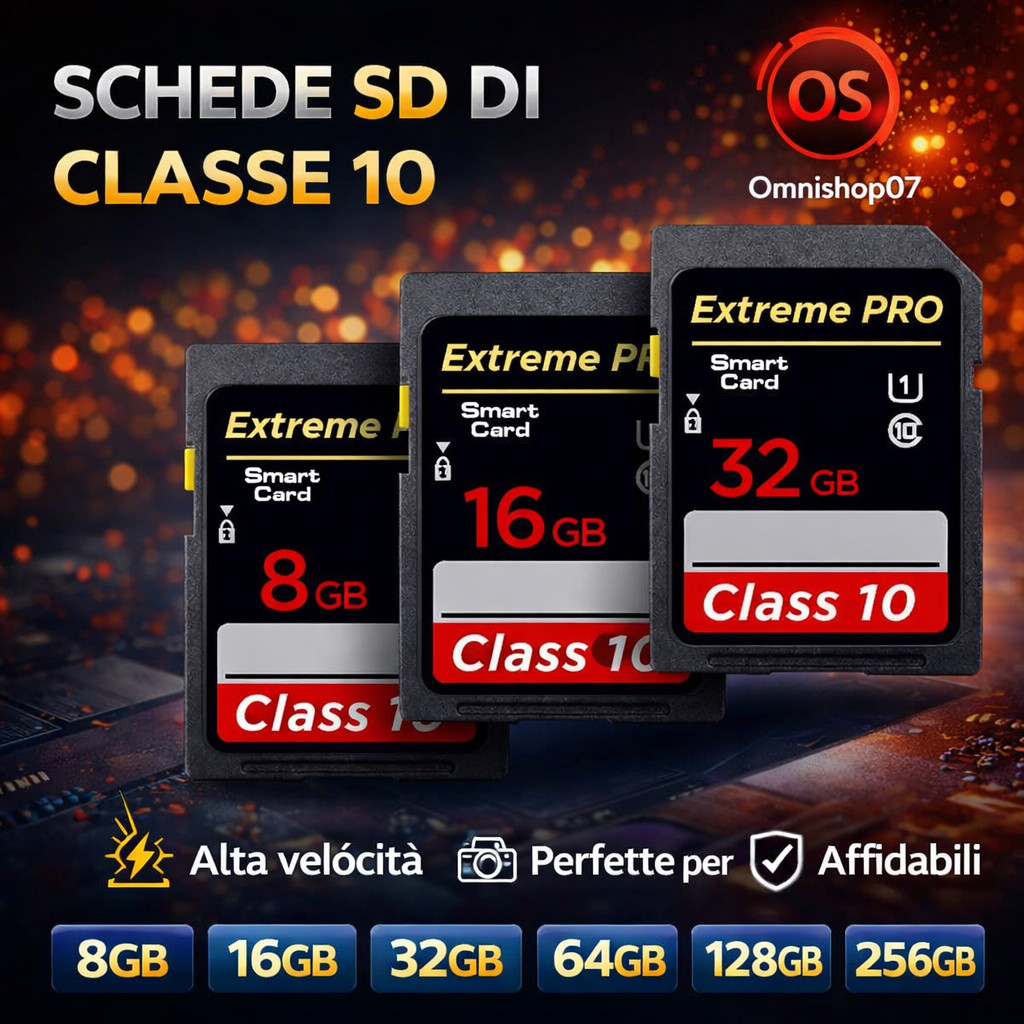 Class 10 High Speed 16/64GB SD Card SDHC Memory SDXC Flash