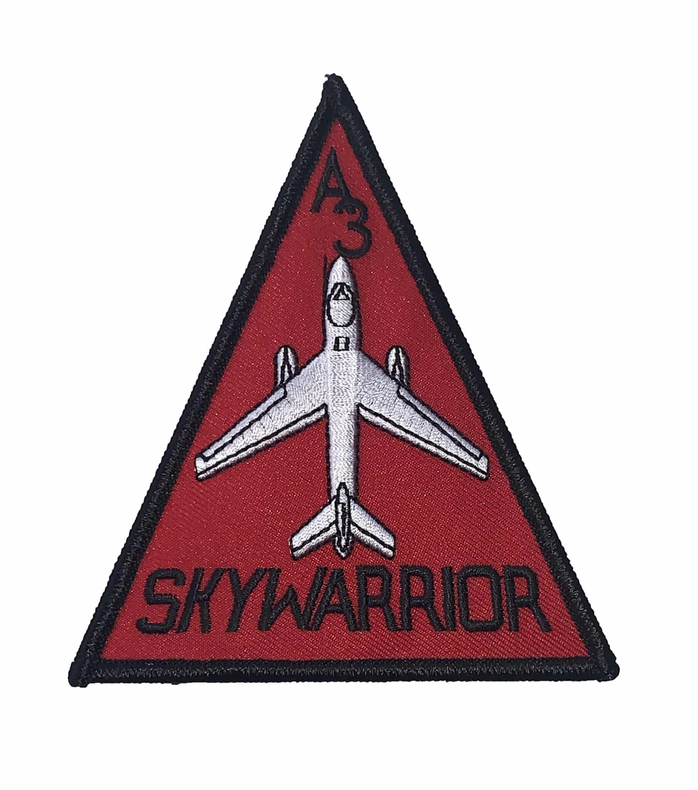 A-3 Skywarrior Red Triangle Patch – Hook and Loop