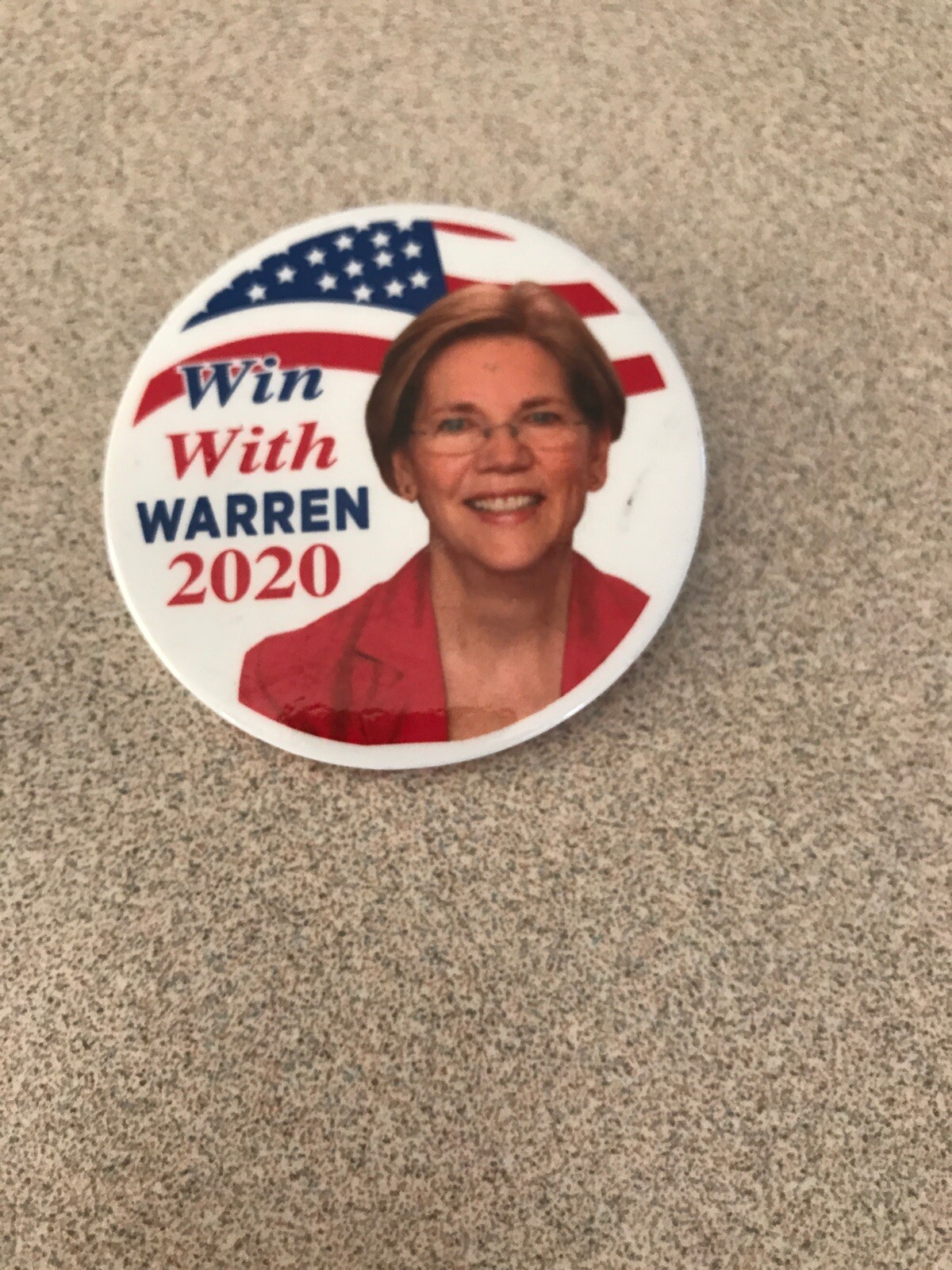 Elizabeth Warren 2020 Presidential Pinback Button