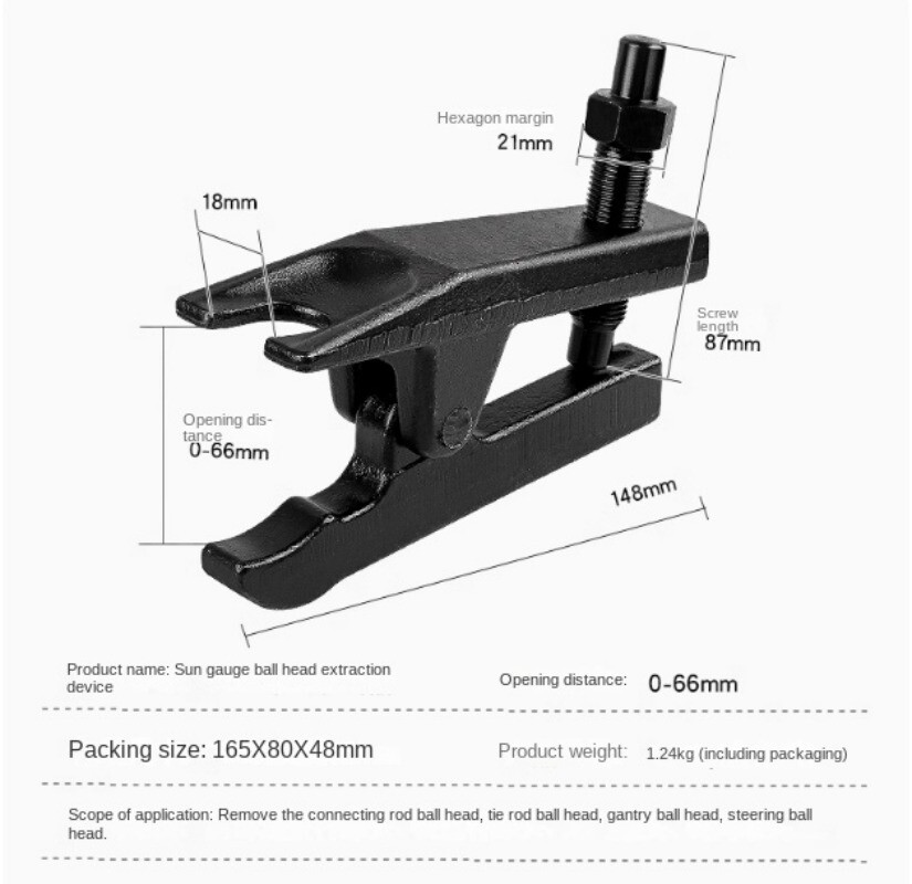 Puller Ball Joint Separator for Car Ball Head Puller Removal Tools Extractor