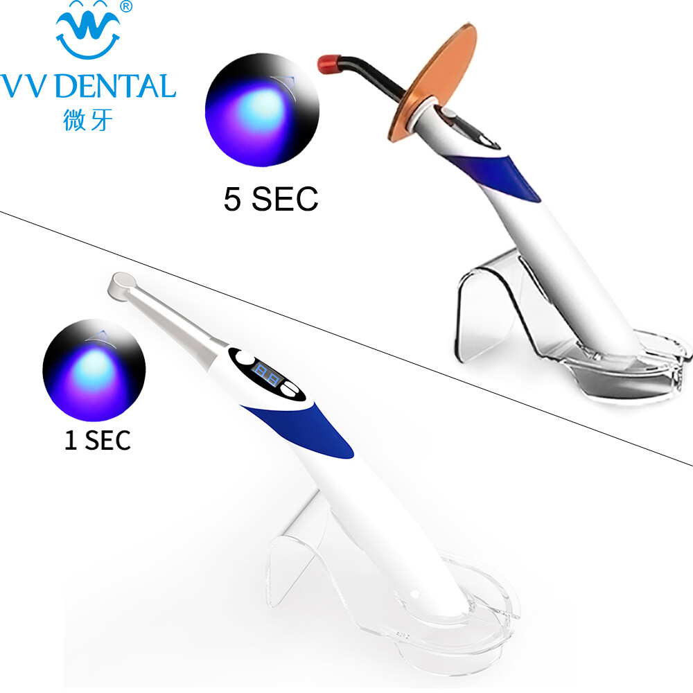Dental LED Curing Light Lamp Wireless Teeth 1s Resin Cure Cordless Tool Recharge