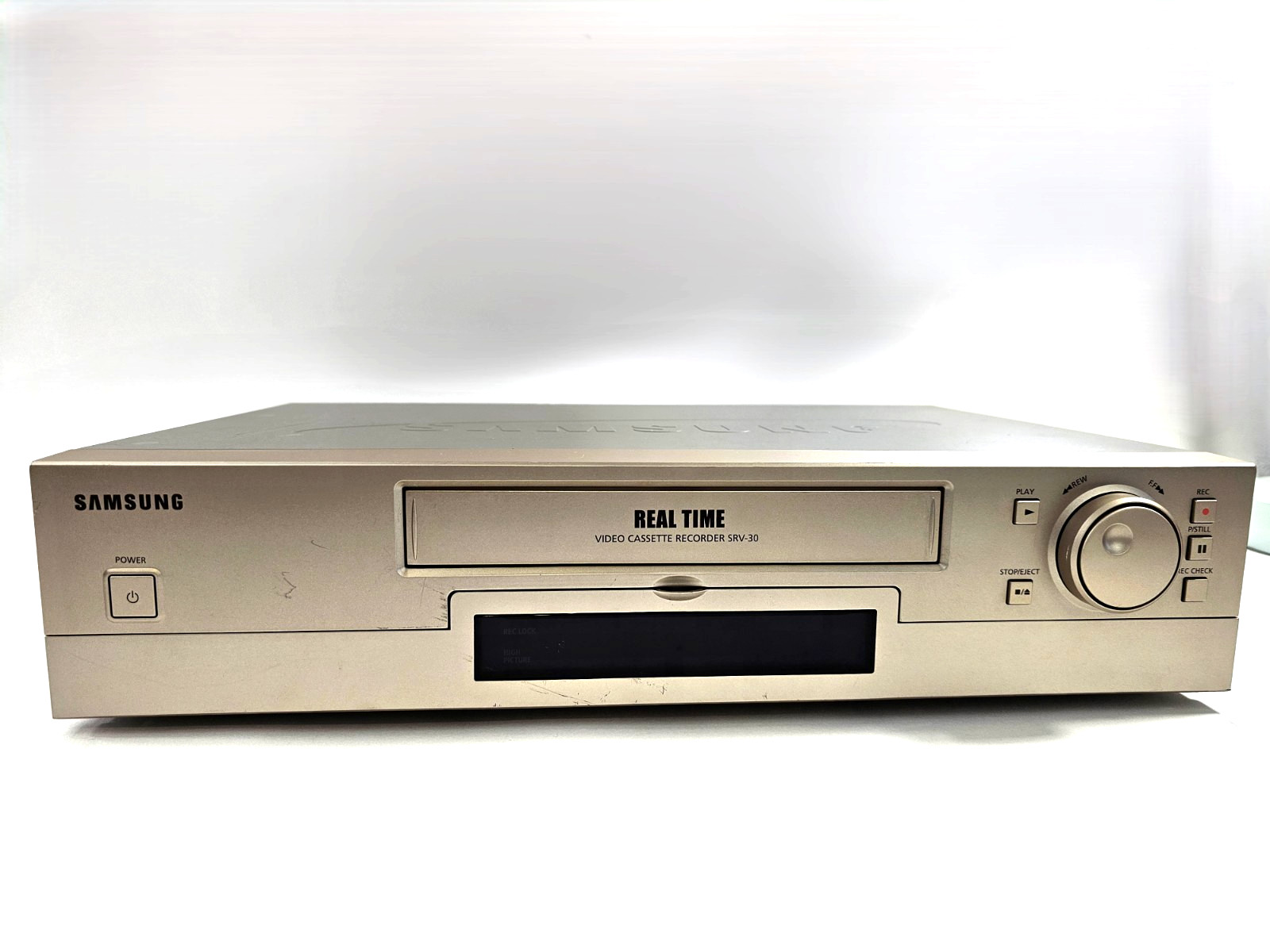 Samsung SRV-30 Real Time Video Cassette Recorder - Surveillance VCR - Tested