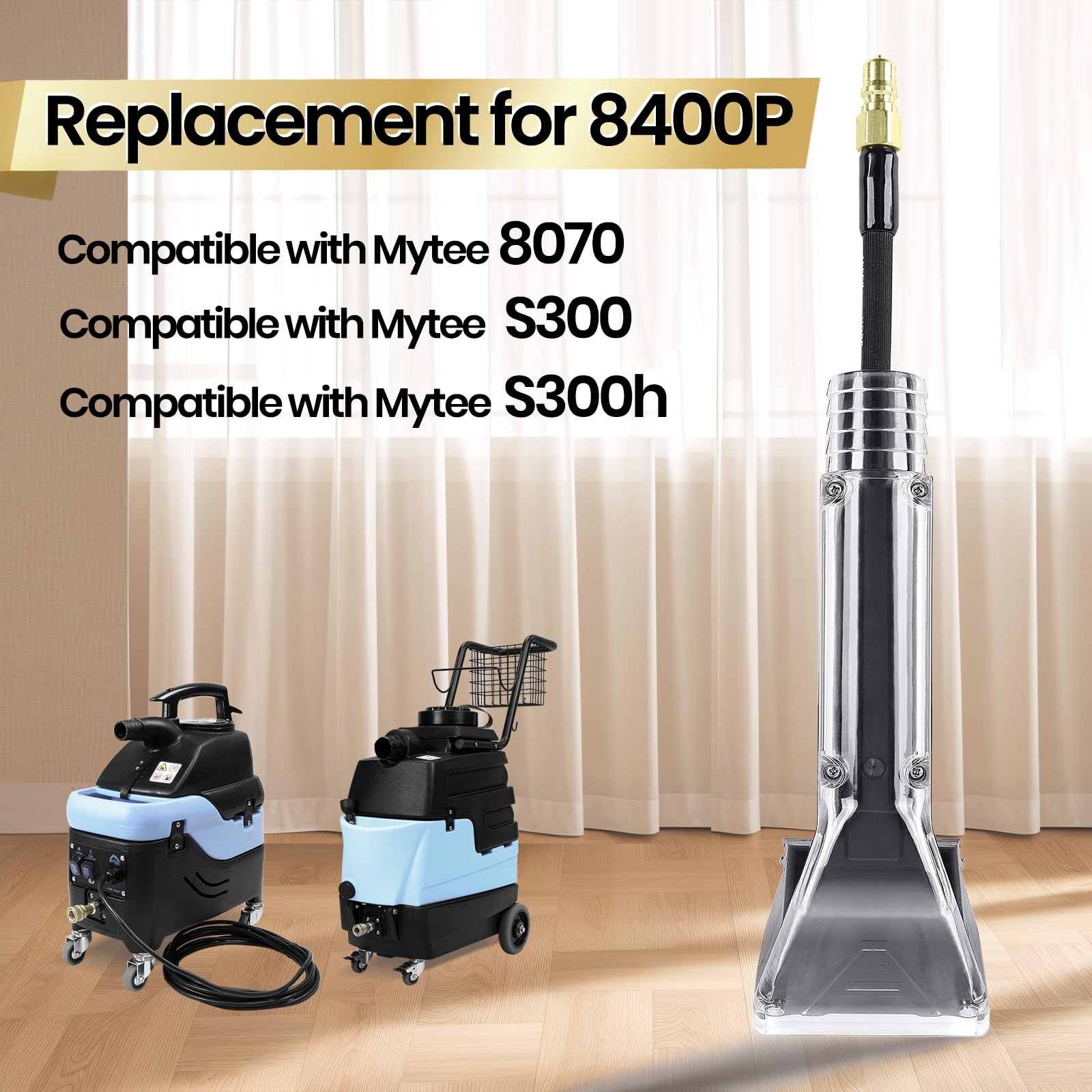 Upholstery Tool Compatible with Mytee 8400P Air Lite,1-1/2 Inches Interface,1...