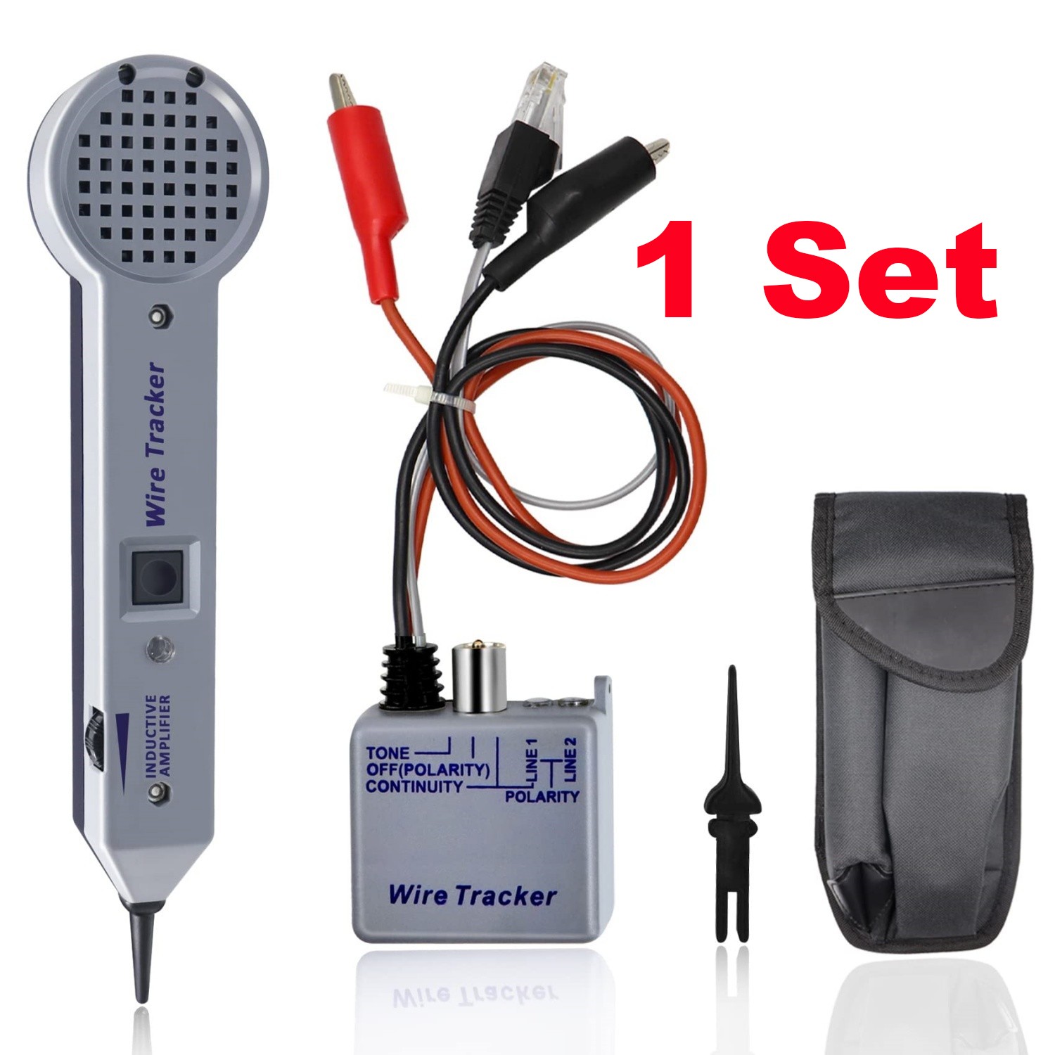1-10X 200EP Tone Generator Kit, High Accuracy Wire Tester Kit for Network Cables