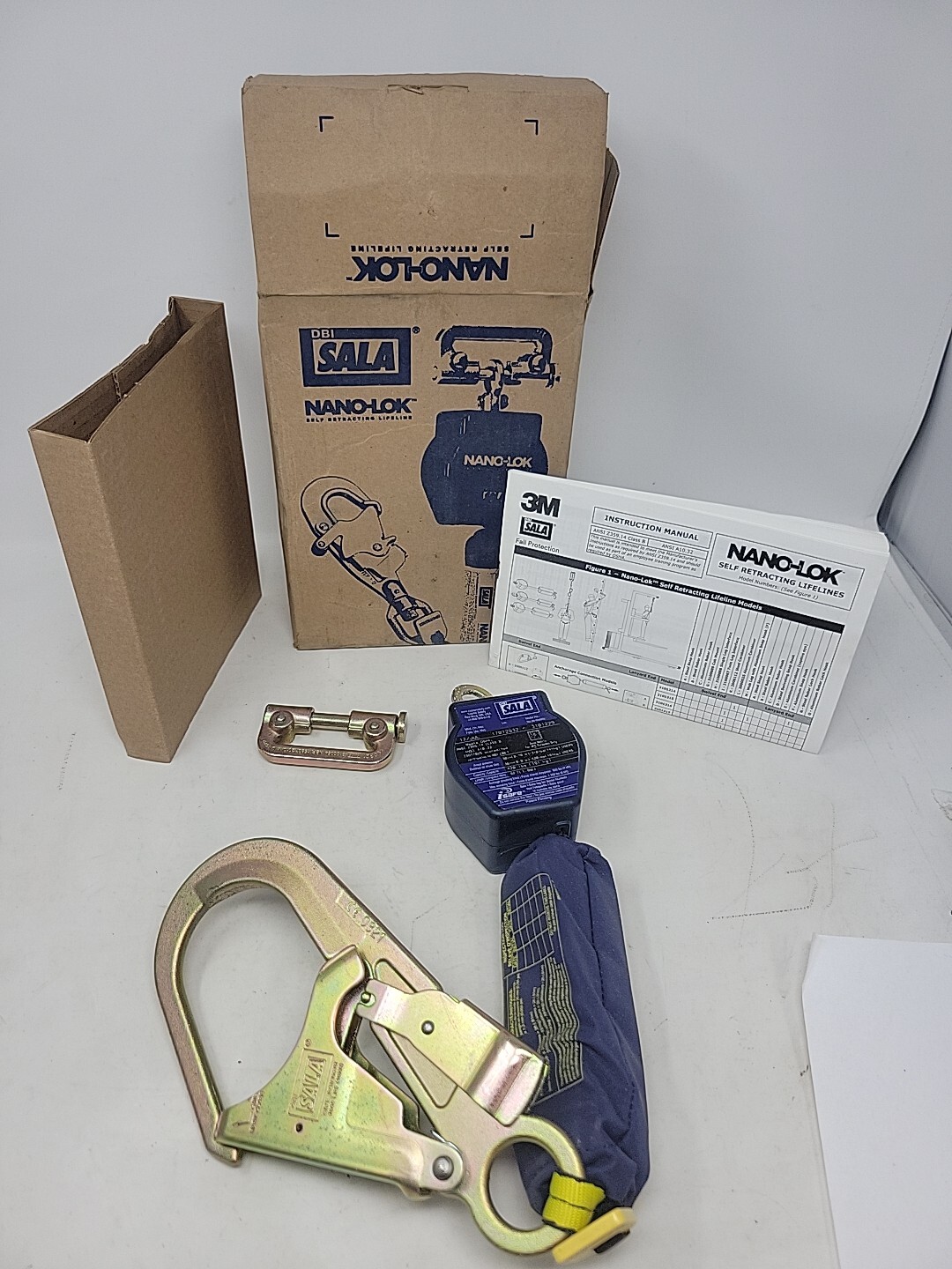 DBI SALA NANO-LOK 6’ Single Leg Self Retracting Lifeline Safety Fall Device SRL