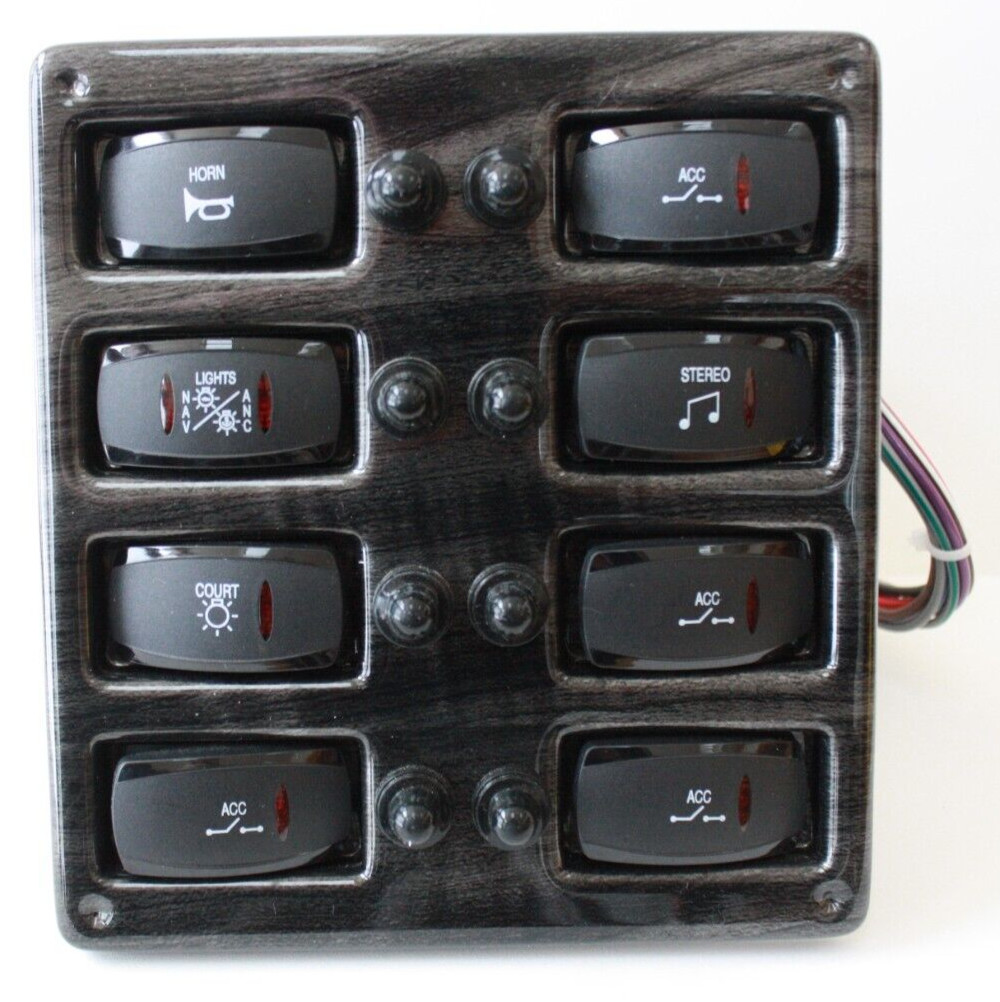 NEW Boat Marine Rocker Switch Panel Breaker OEM Qwest Avalon Tahoe Ranger Lund