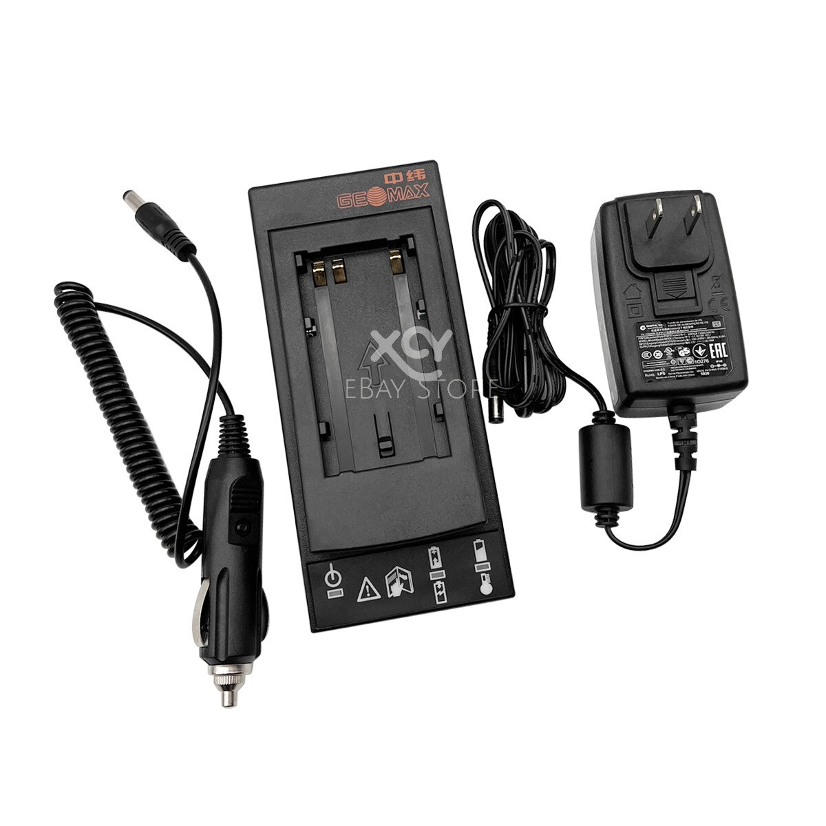 NEW GEOMAX ZCH600 CHARGER FOR GEOMAX ZBA200 ZBA201  ZBA600 ZBA400 BATTERY