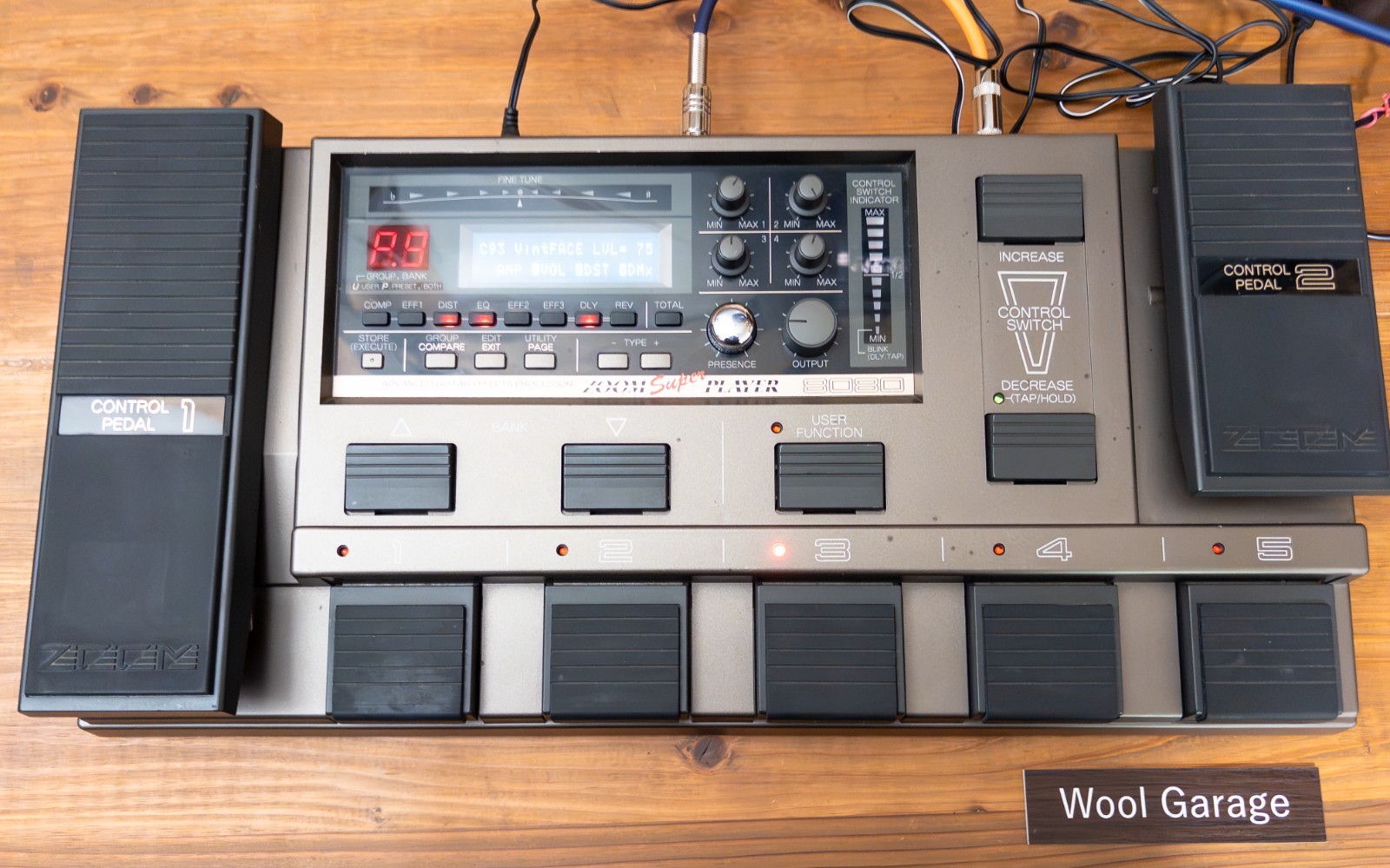 ZOOM Super Player 8080 Guitar Processor Multi Effects Pedal Tested Working Japan