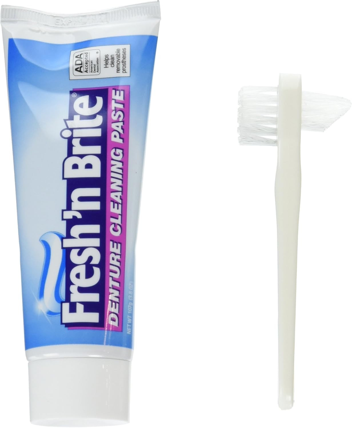 Fresh 'N Brite Denture Cleaning Paste, 3.8 Ounce (Pack of 2)