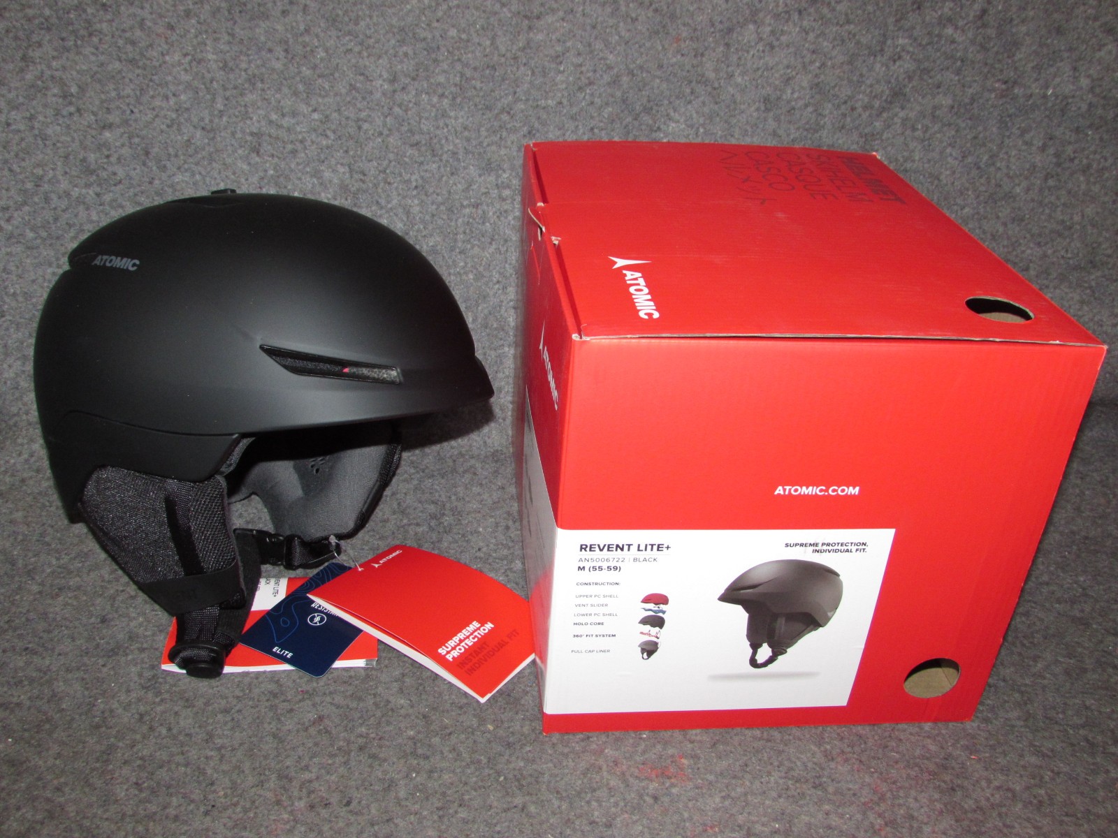 🔥2026 NEW Atomic REVENT LITE+ ski snowboard helmet size MED (55-59) NEW IN BOX~