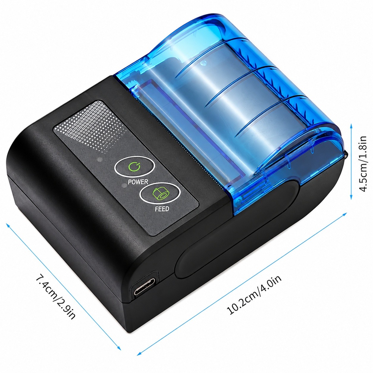Mini Thermal Receipt Printer 58mm BT USB Receipt Bill Ticket Android Windows POS