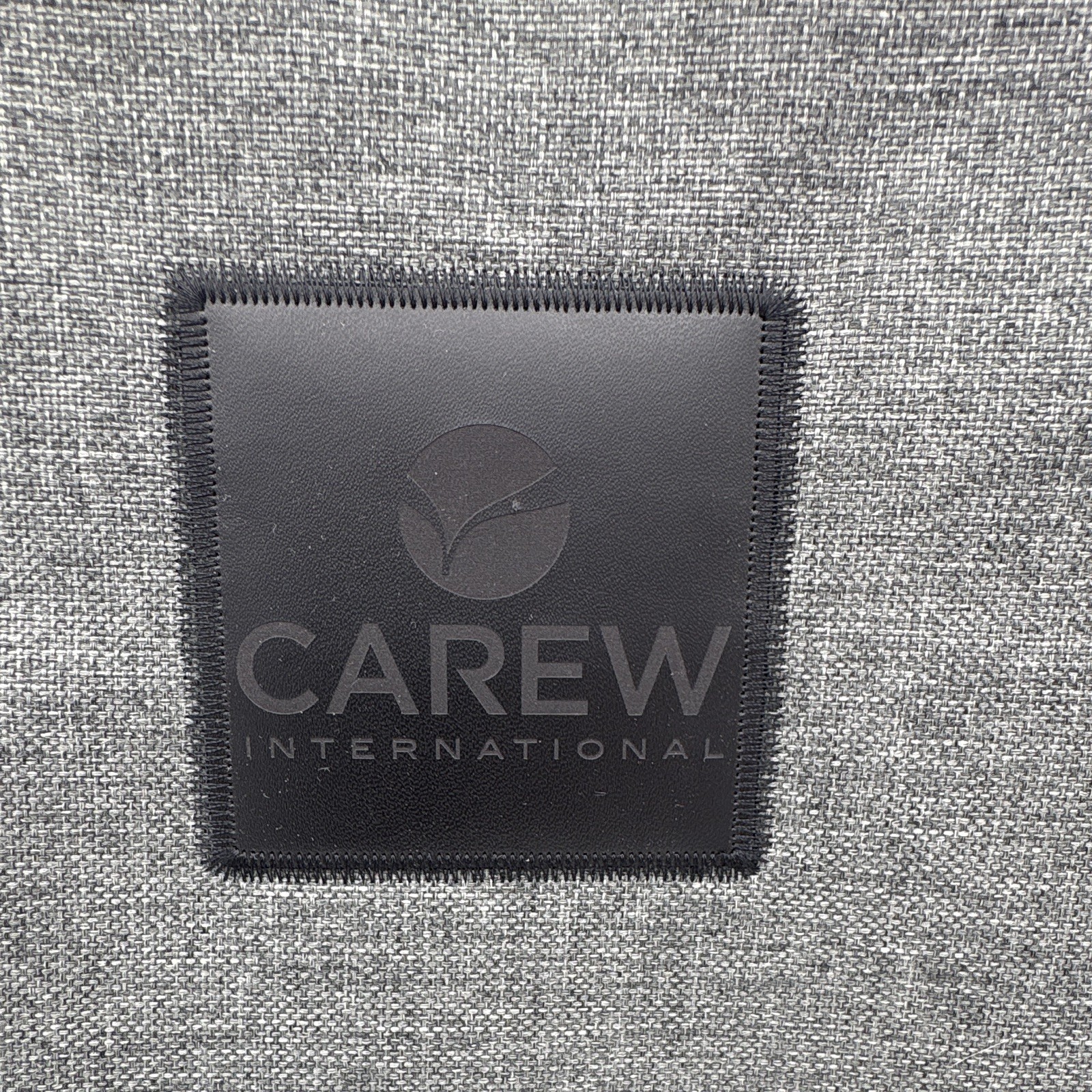 CAREW INTERNATIONAL Gray/Black Shoulder Messenger/Computer Bag, Adjustable Strap