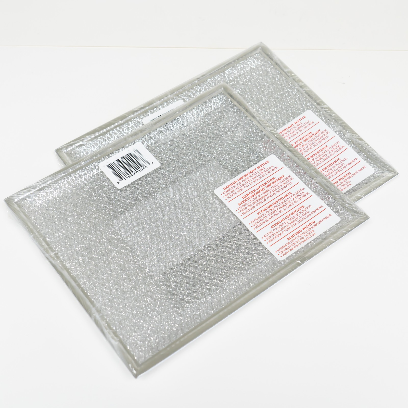 Choice Parts WB2X8391 for GE Range Hood Aluminum Grease Filter 2 Pack