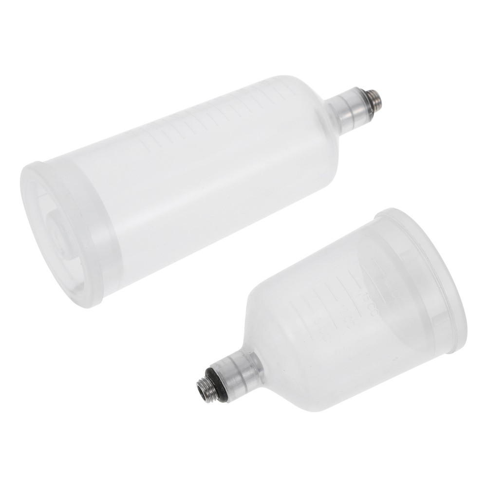 Set of 2 Airbrush Pigment Container Mixing Bottles Pot Replaceable