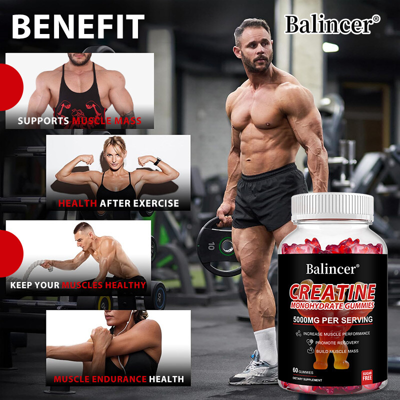 Creatine Monohydrate Gummies - Increase Strength and Build Muscle