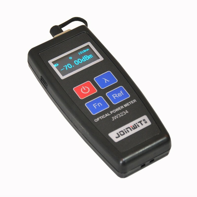 JW3234 Fiber Optical Power Meter Tester OLED 6 Calibrated Wavelengths -new