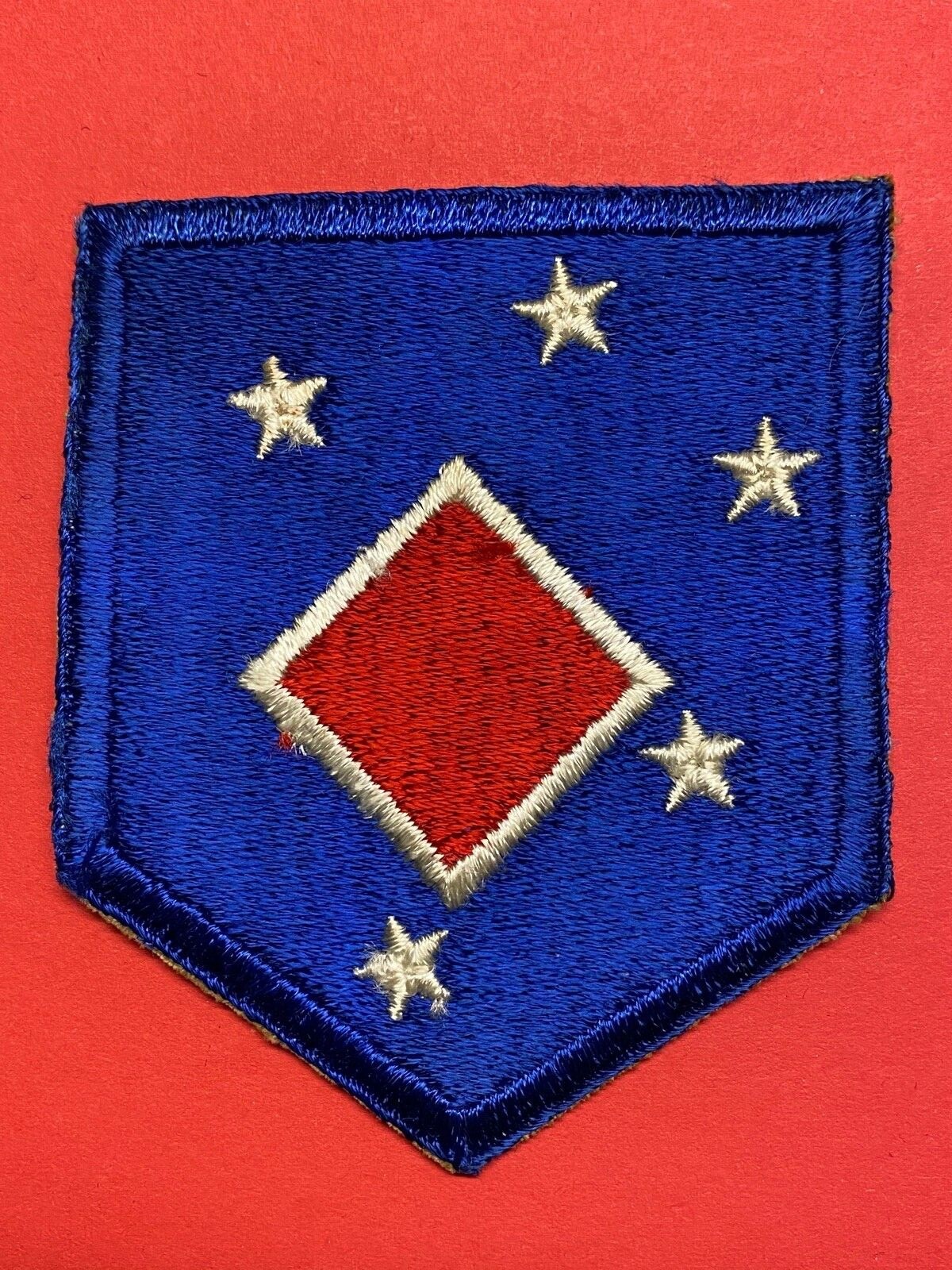 1st MARINE AMPHIBIOUS CORPS, MAC, HEADQUARTERS, CUT EDGED, USMC, WWII, NO GLOW