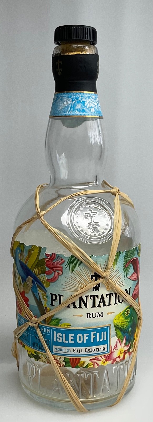 Plantation Rum Collection Empty bottle Fuji Islands barware man-cave tiki