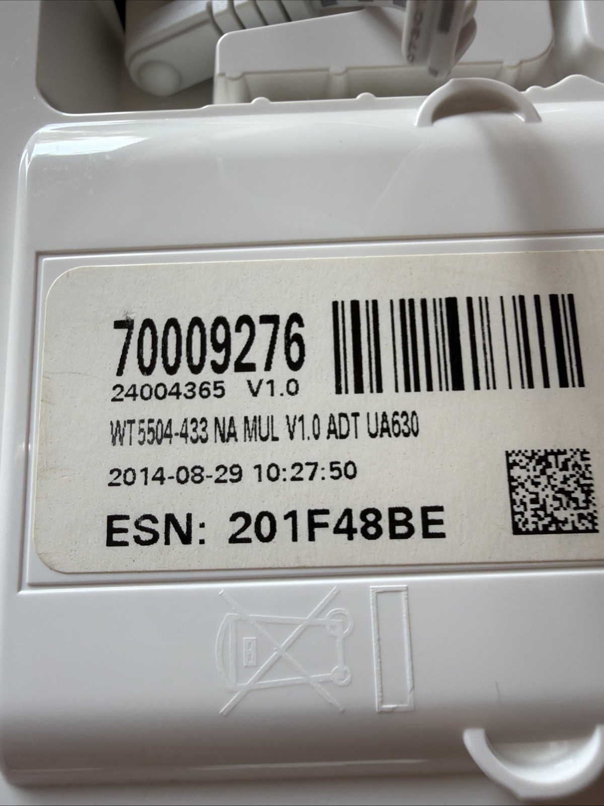 ADT Security Alarm System Bundle SCW9057G-433 Cannot Test Listed For Parts