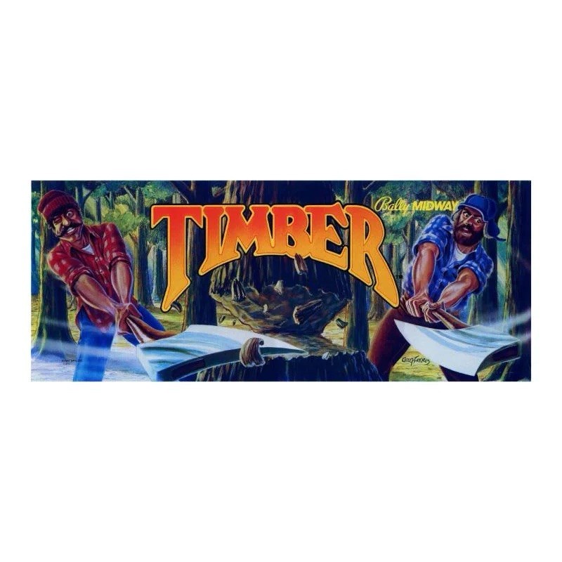 Timber Arcade Marquee Premium Backlit Translite Free Ship