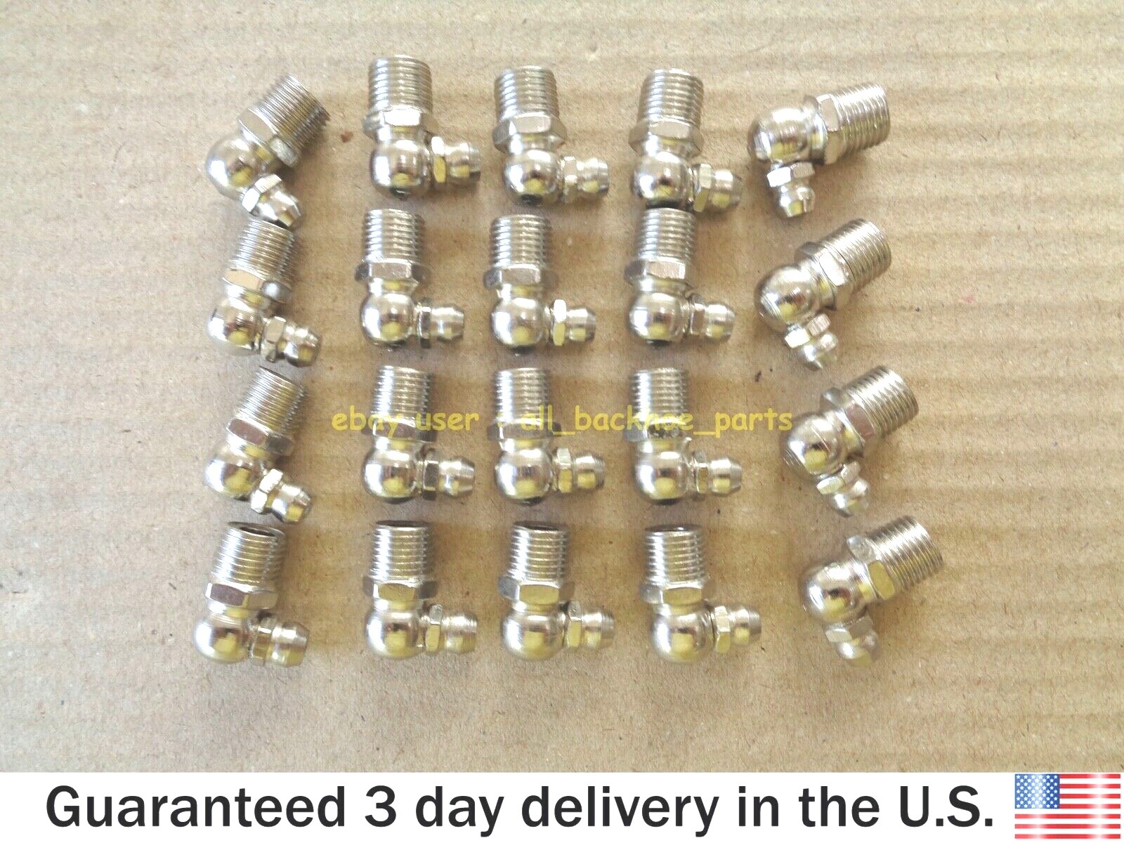 JCB BACKHOE - GREASE NIPPLE 90' ANGLED, SET OF 20 PCS. (PART NO. 1450/1001)