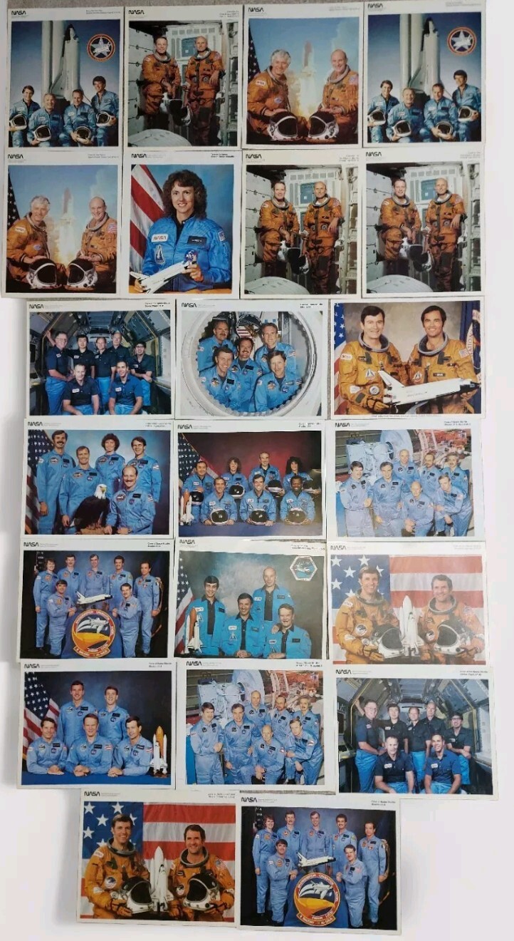 Rare Original Vintage Nasa Space Crew Photographs Memorabilia