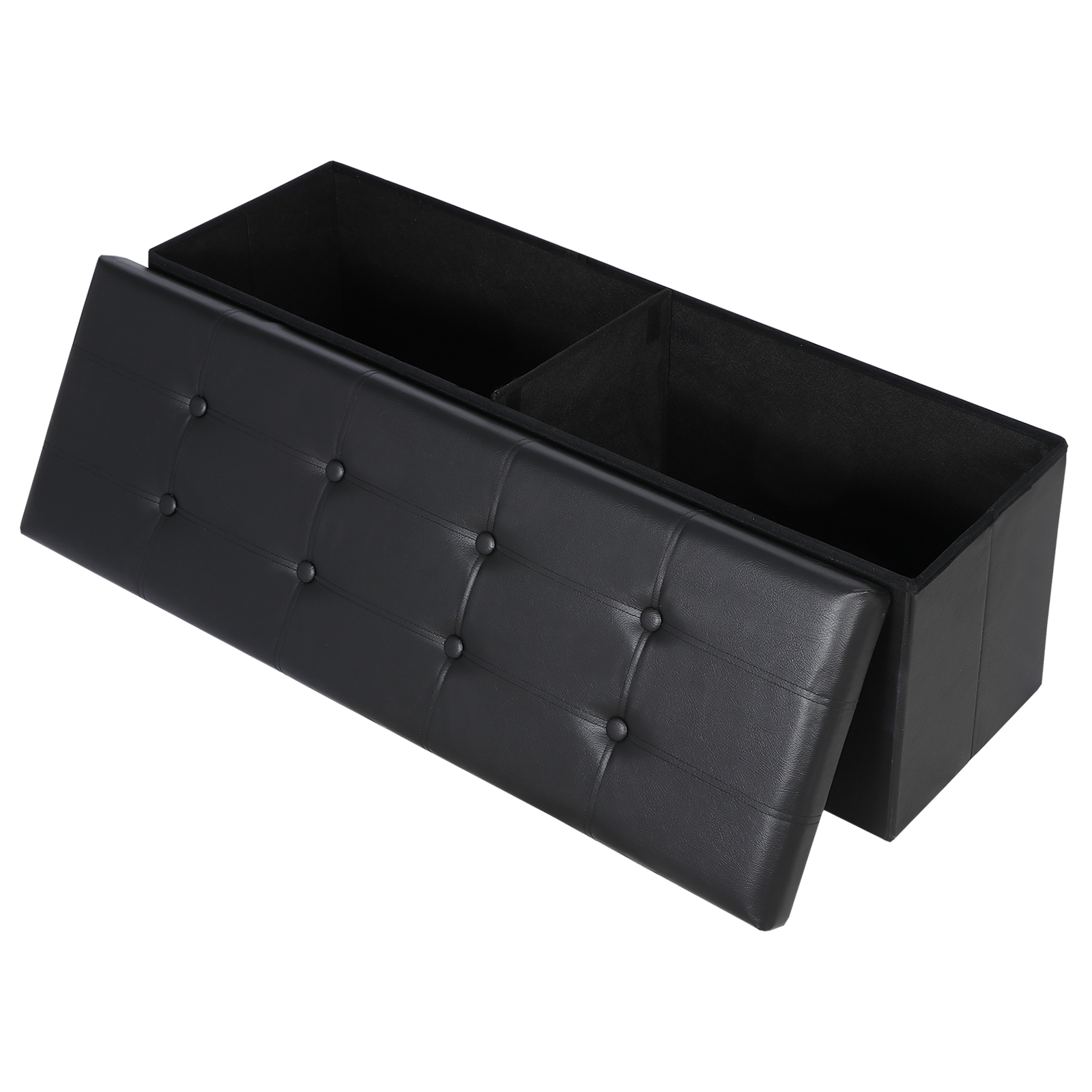 43 inches Storage Ottoman Bench Foot Rest Stool Bedroom Living Room & Hallway