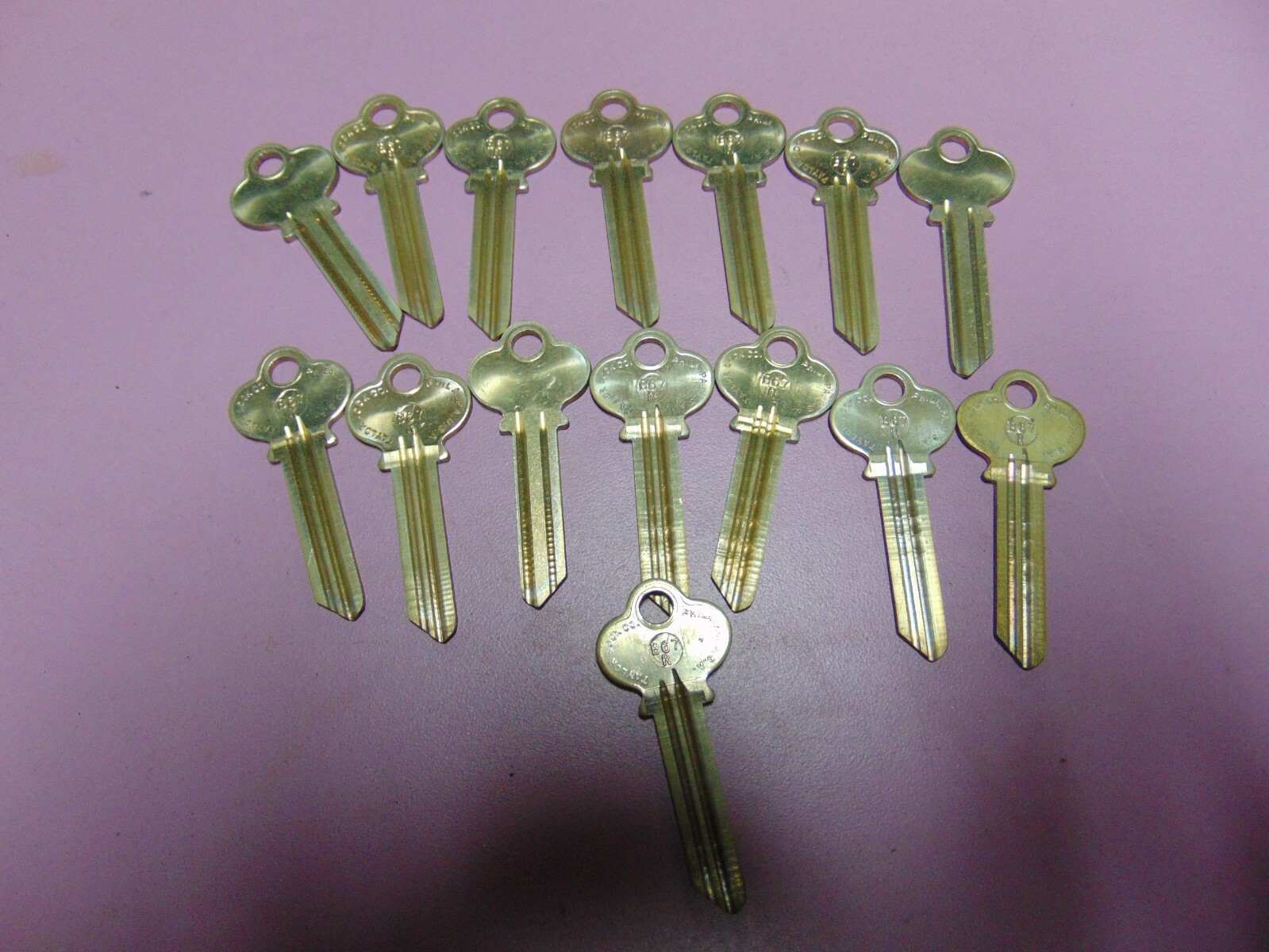 15  KEYS  LOCKWOOD  B67R  6  PIN KEYS BLANKS UNCUT       LOCKSMITH