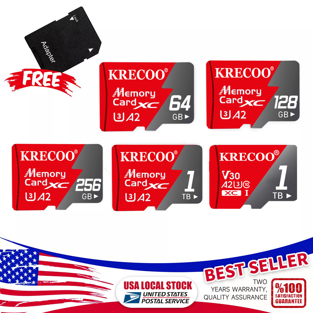 Micro SD Card 128GB 256GB 1TB Memory Card Ultra Class 10 TF Card Wholesale Lot