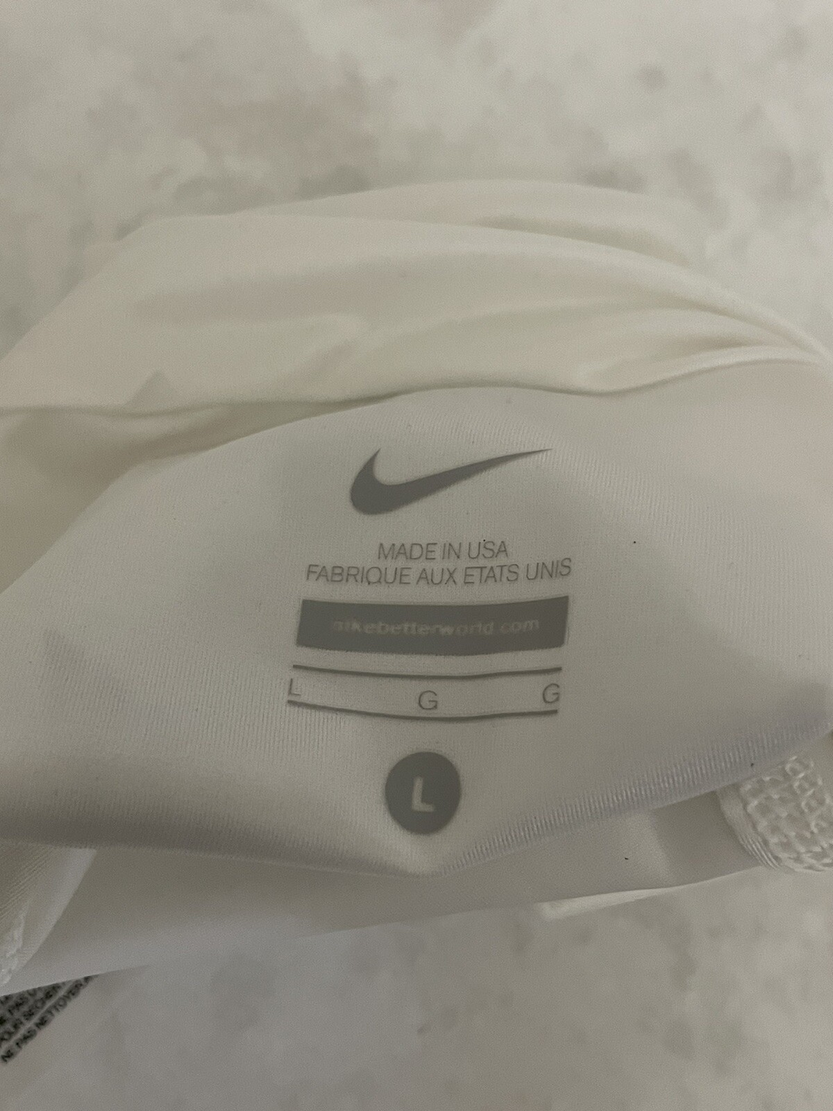 Nike Pro Elite Oregon Ducks Track Running Leg Sleeves White Men’s Size Large