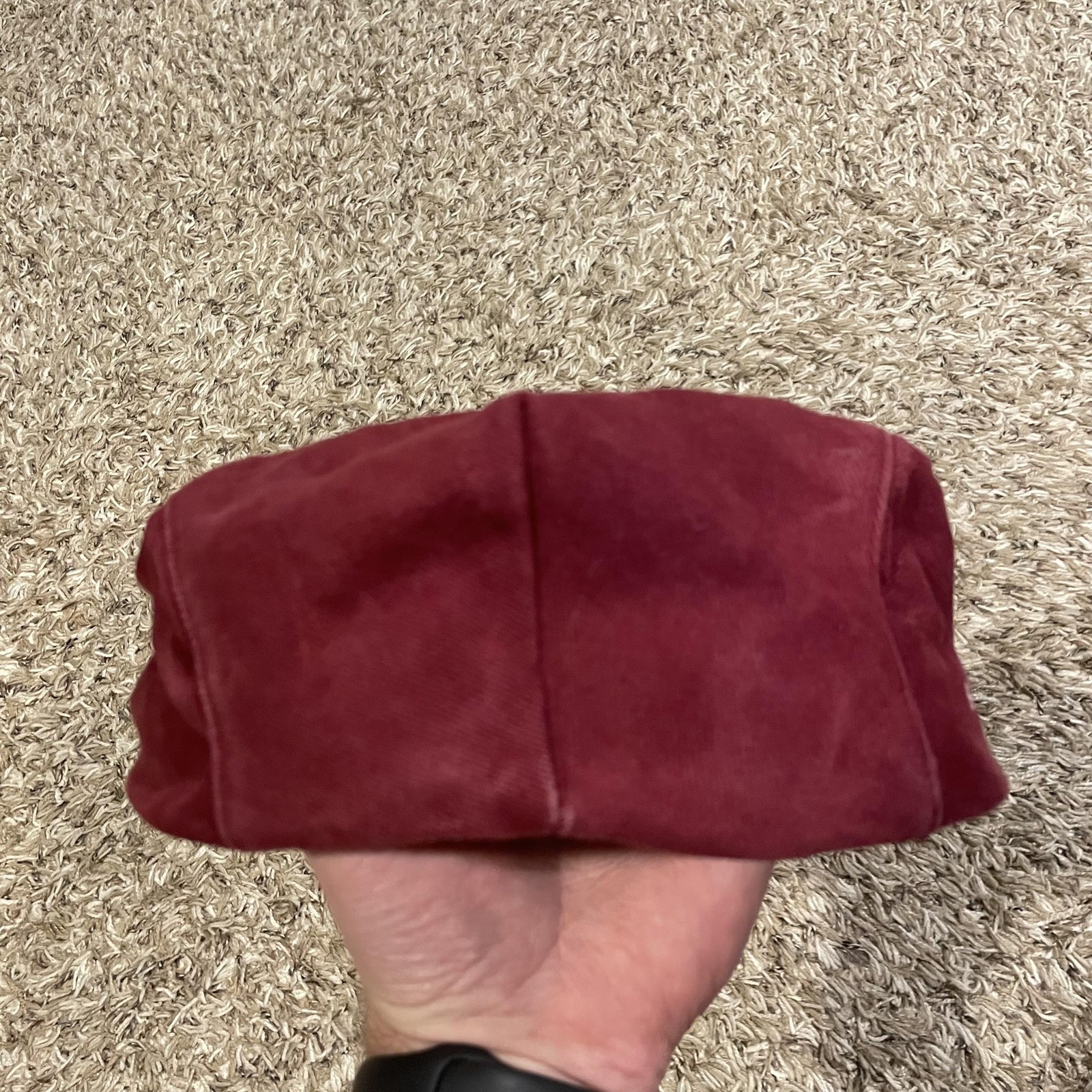 Vintage 80th PGA Championship Sahalee Golf Newsboy Hat Mens S/M Red Drew Pearson
