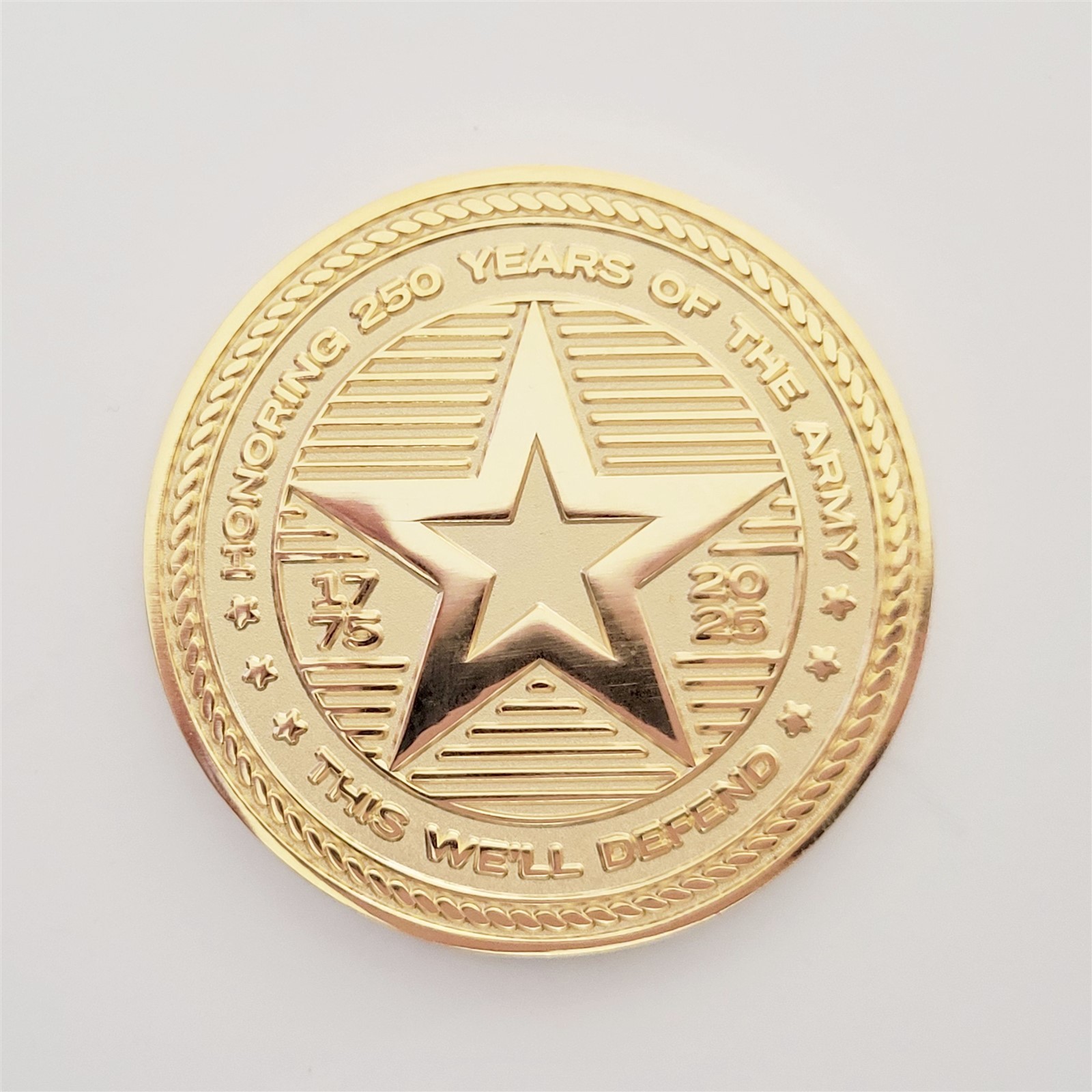 US Army / USO The Force Behind The Forces / Honoring 250 Years Challenge Coin