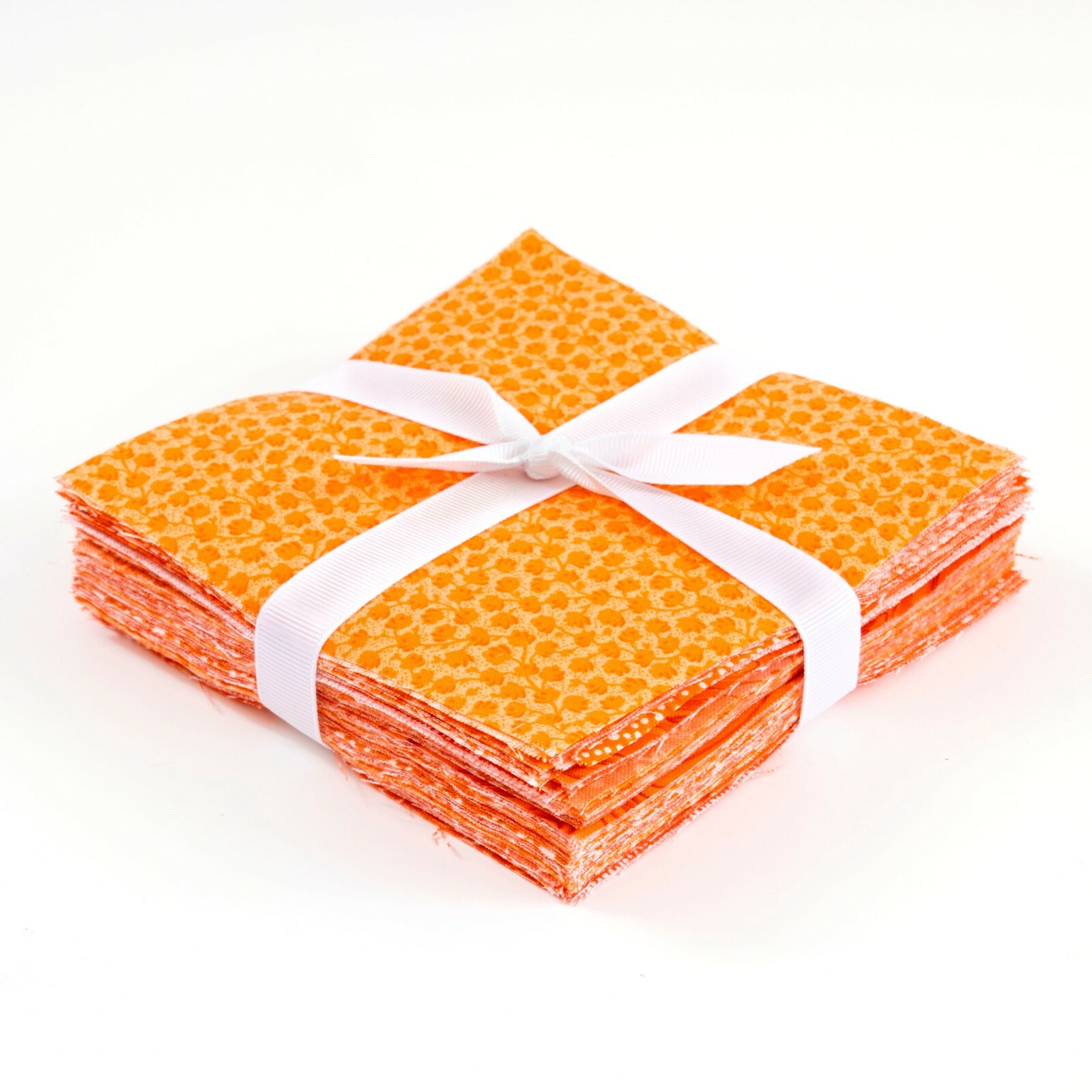 It's All Orange 90-pc pre-cut charm pack 5" squares 100% cotton fabric quilt