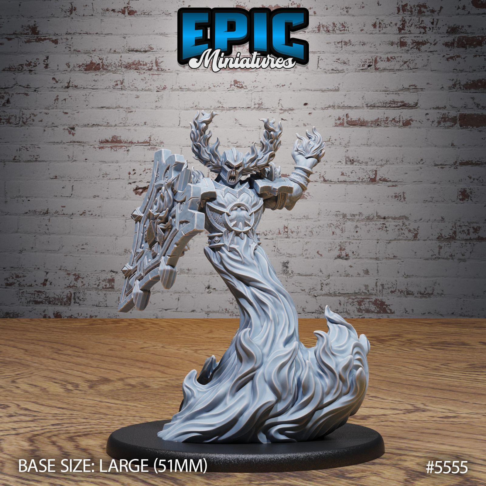Hellfire Elemental by Epic Miniatures | D&D | DnD | Truescale | Print on Demand
