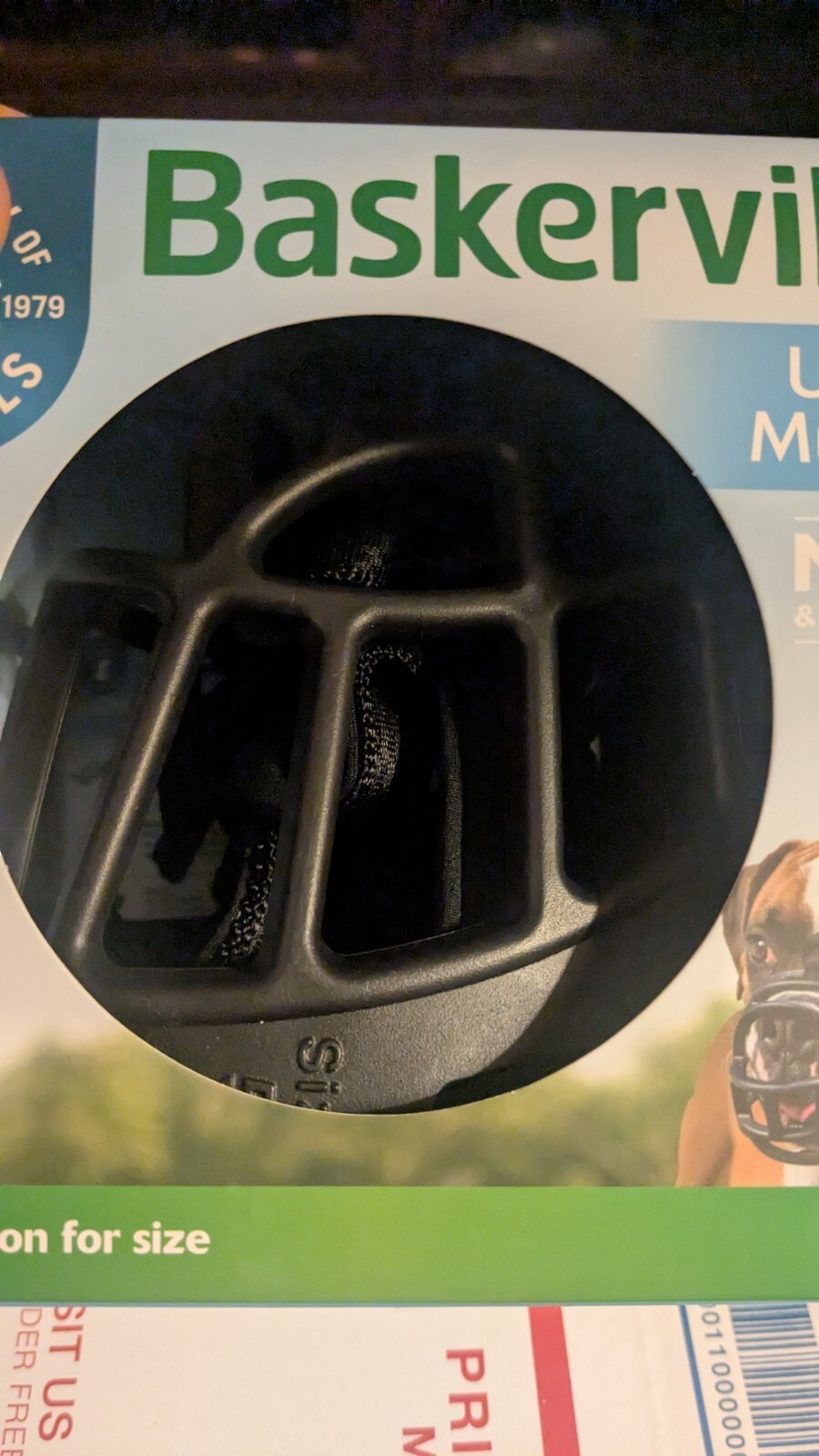 Baskerville Ultra Muzzle Black Size 5- Brand New In Box!