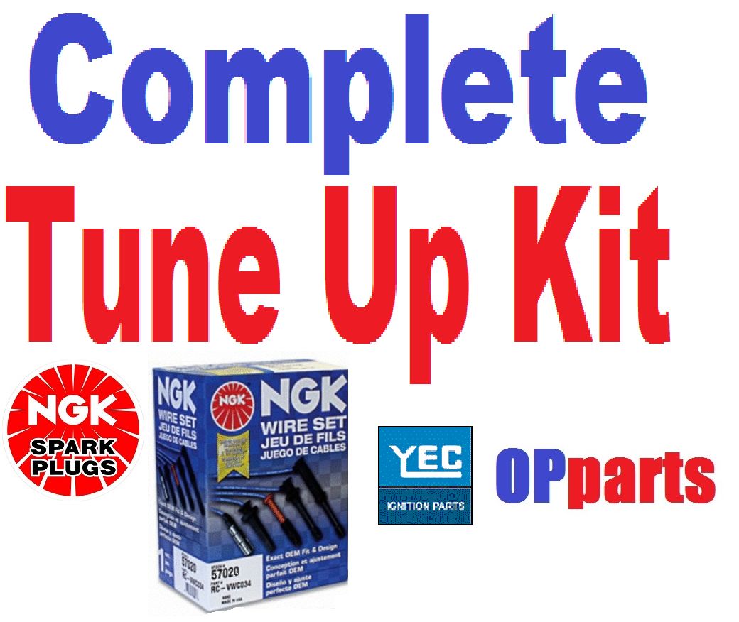 Complete Tune Up Kit Filters,Cap,Rotor,NGK Wires & Plugs for Honda CRV 1999-2001