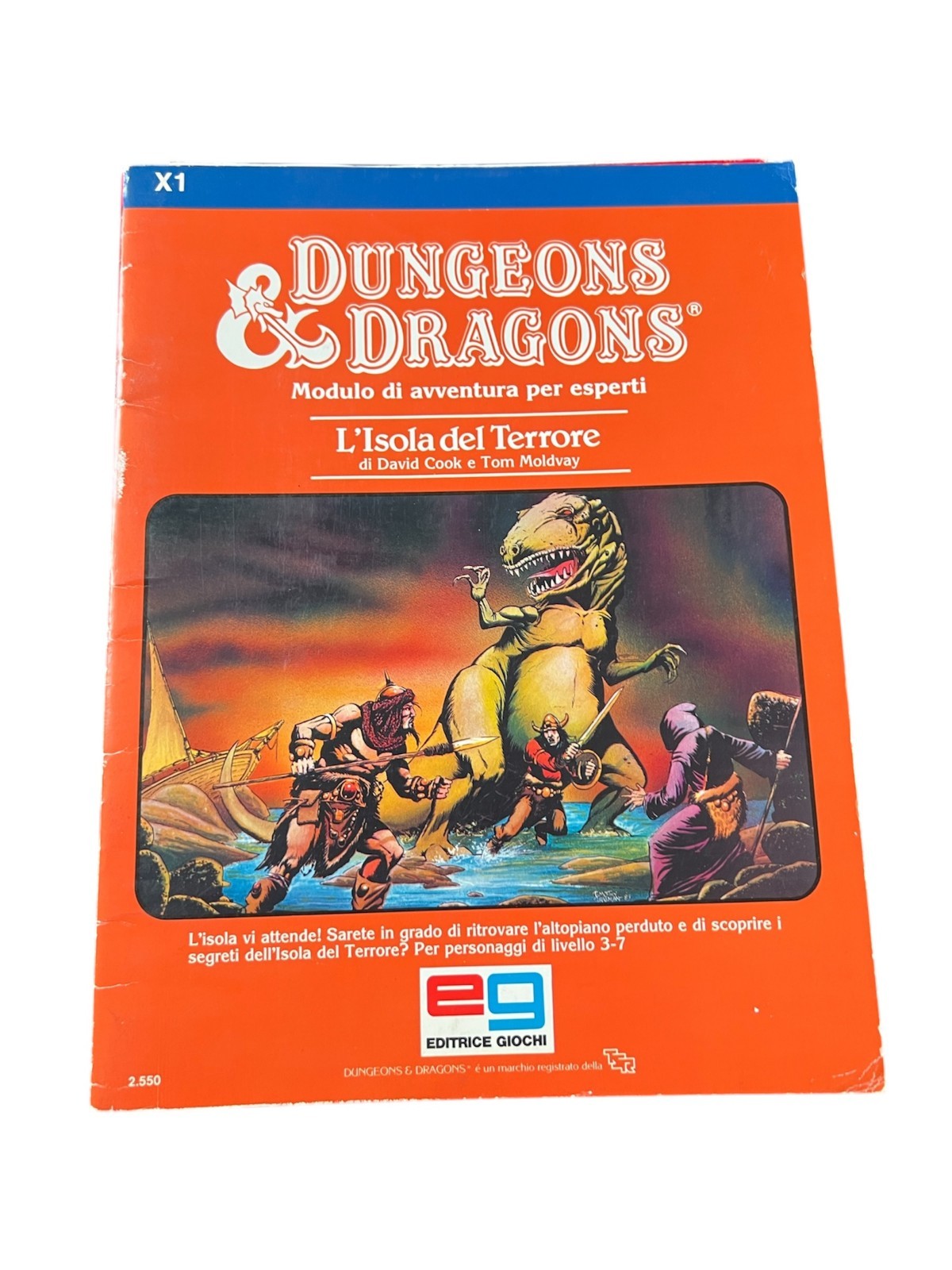TERROR ISLAND X1 Dungeons & Dragons EG D&D Adventure Module