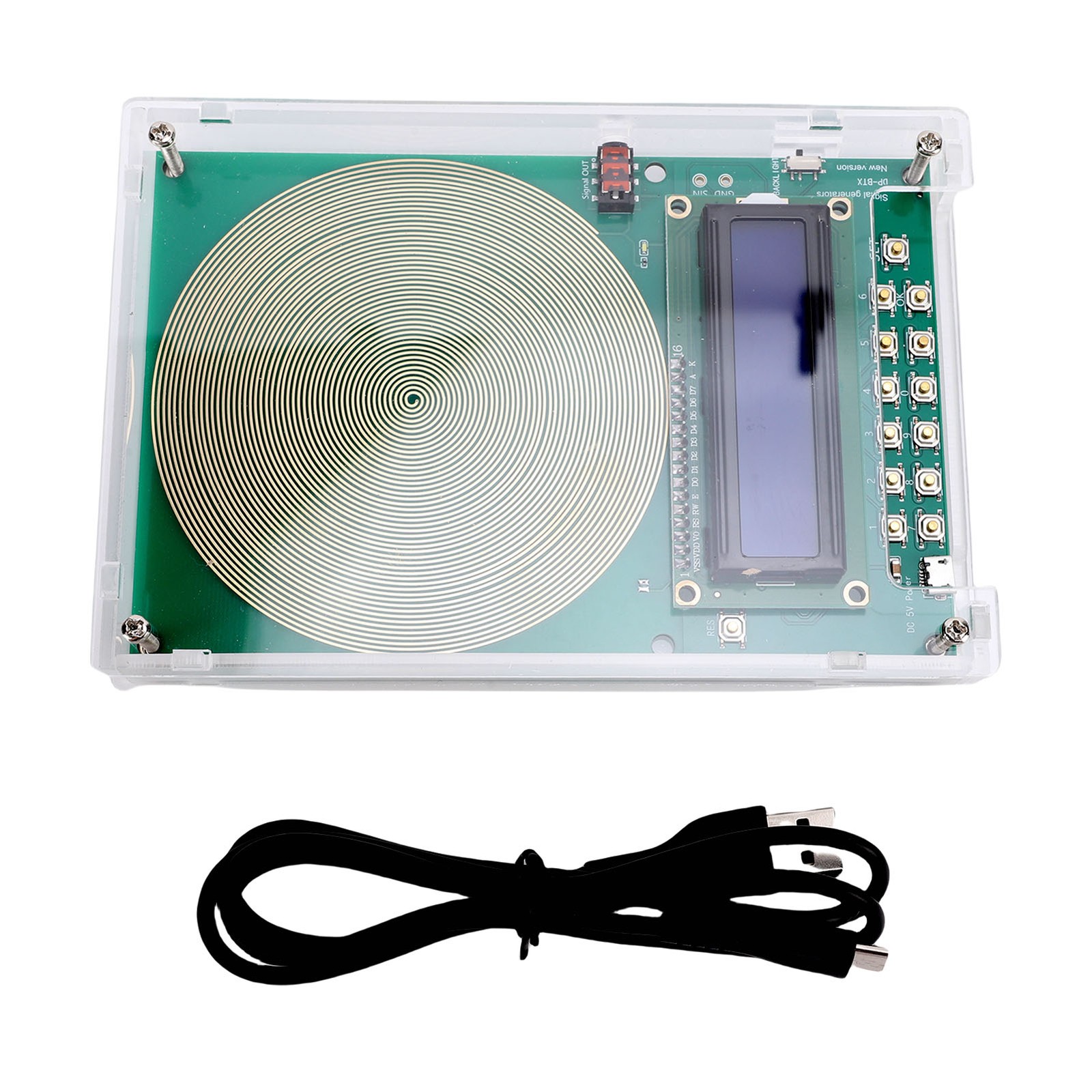 Ultra Low Frequency Pulse Generator 7.83Hz For Mind Relaxation Acrylic Excellent
