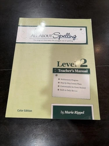 All About Spelling Level 2 Teachers Manual By Marie Rippel